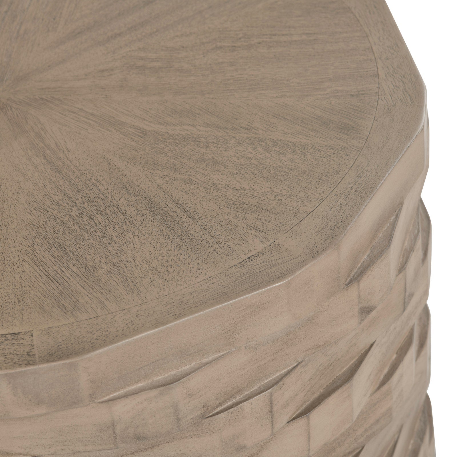 Crestview Collection Baker Organic Modern Round End Table - Image 2