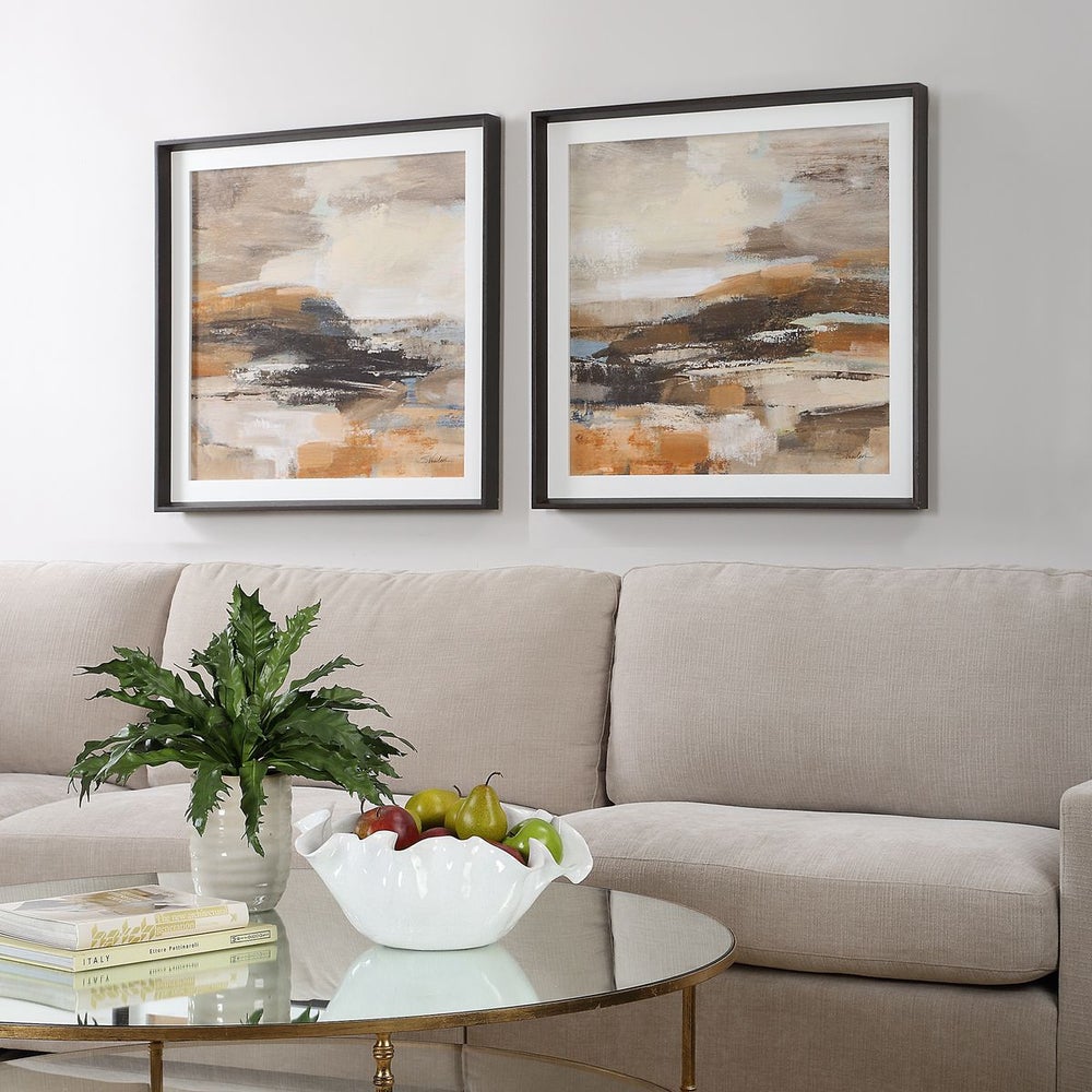 Uttermost Cinnamon Shore Framed Prints Set Of Two - Image 3