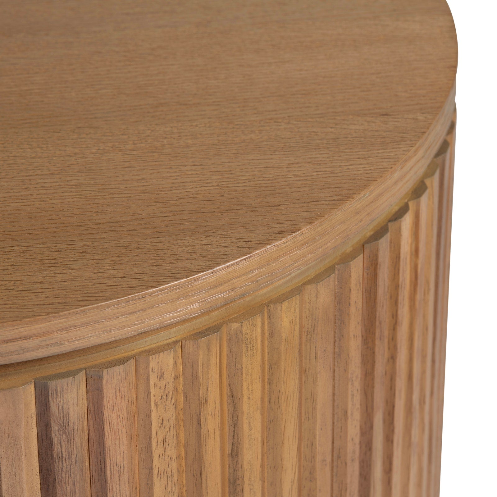 Crestview Collection Emery Organic Modern Round End Table - Image 2