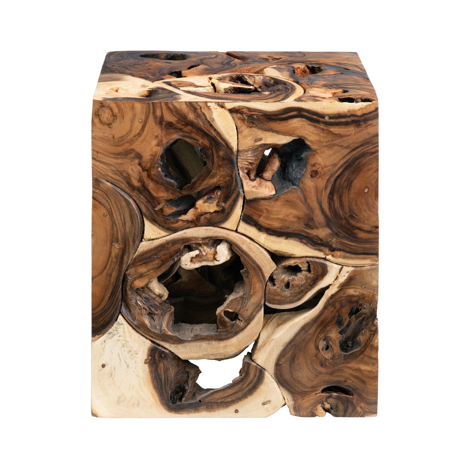 Crestview Collection Borneo Suar Wood End Table - Image 2