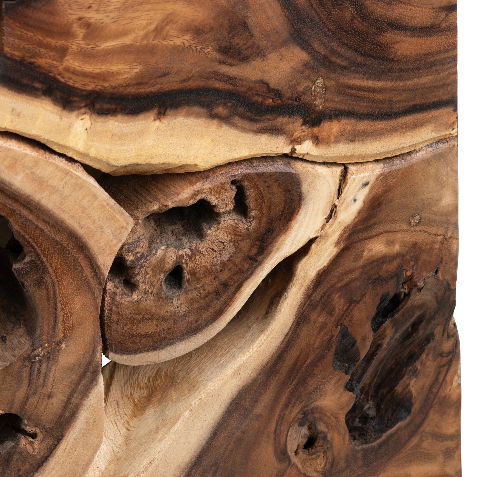 Crestview Collection Borneo Suar Wood End Table - Image 3