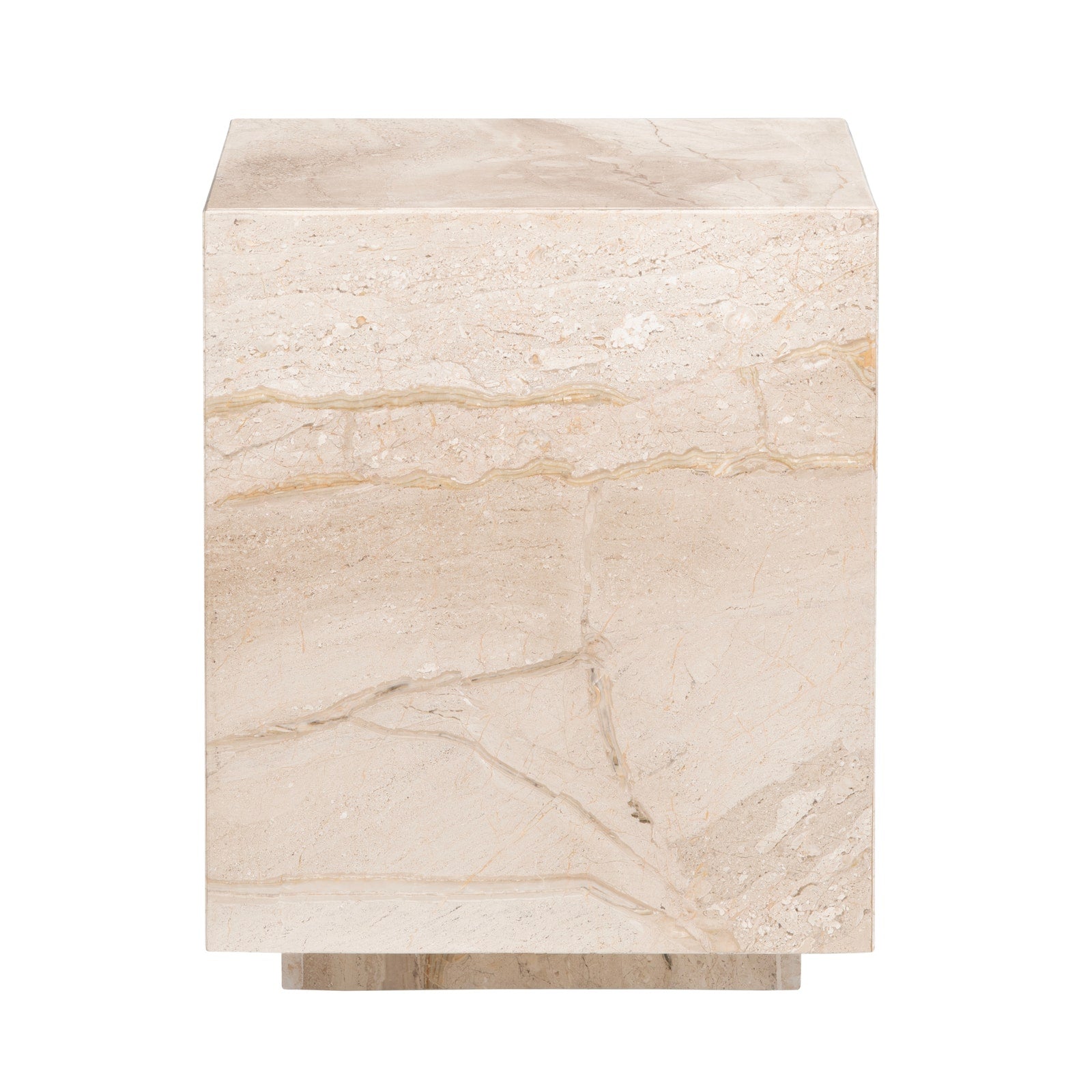 Crestview Collection Florence Dyna Marble End Table - Image 2