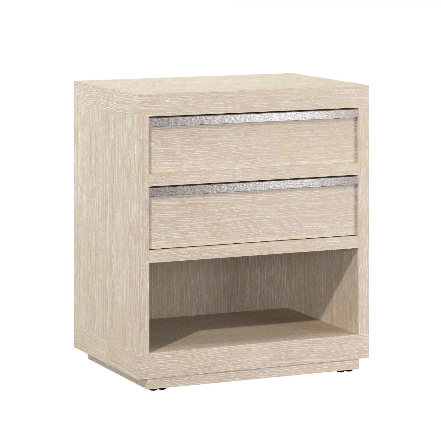 Bernhardt Solaria Collection Two Drawer Nightstand ~ Dune Finish - Image 1