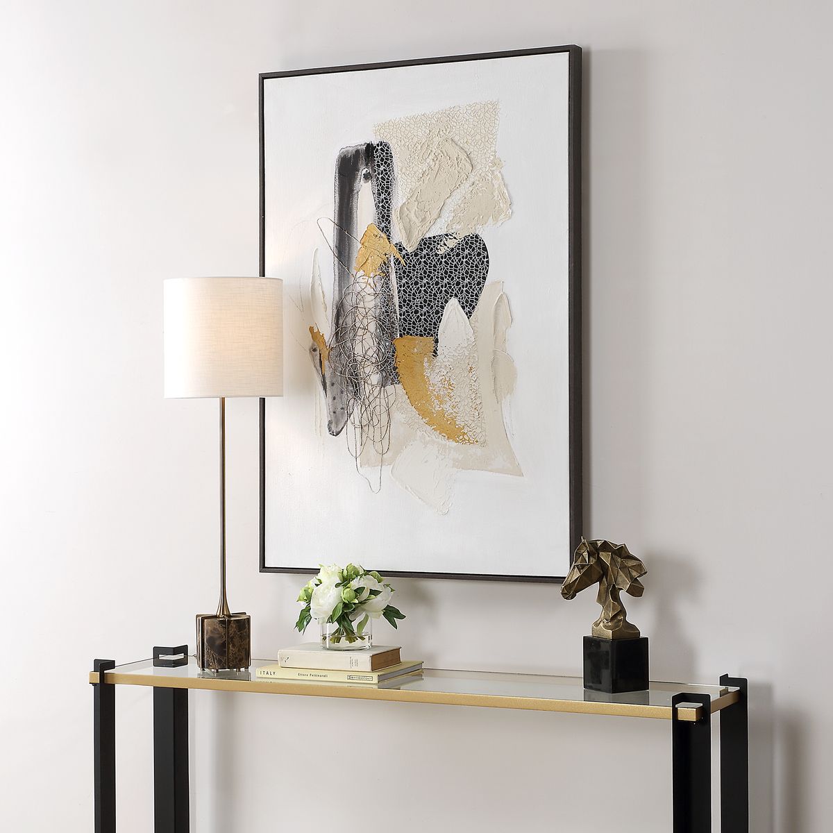 Uttermost Scatter Hand Painted Canvas - Image 3