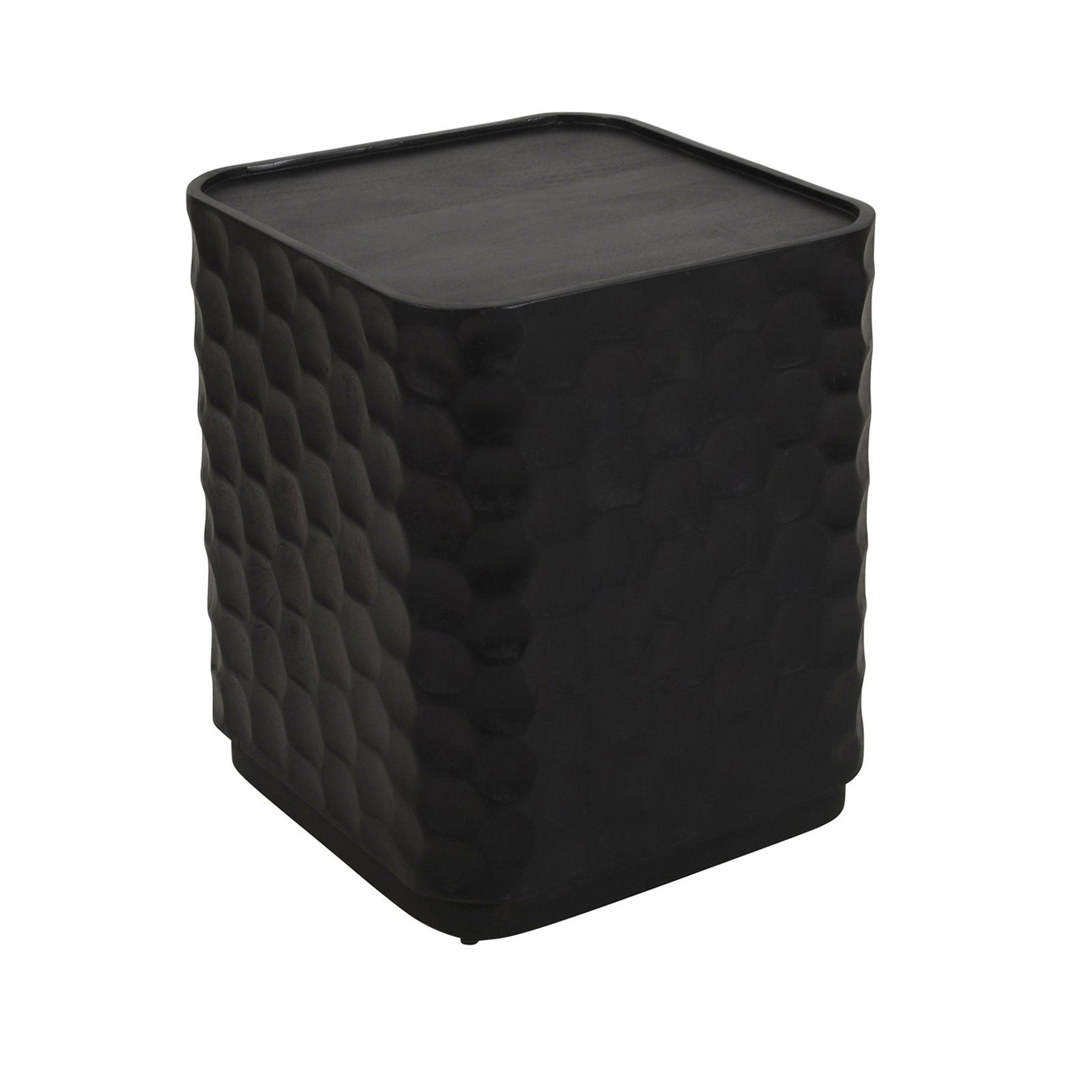 Crestview Collection Gibson Black Modern End Table - Image 1