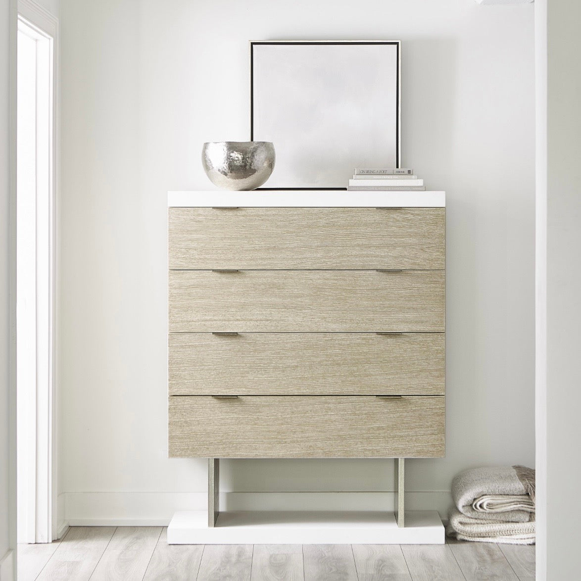 Bernhardt Solaria Collection Tall Drawer Chest ~ Dune Finish