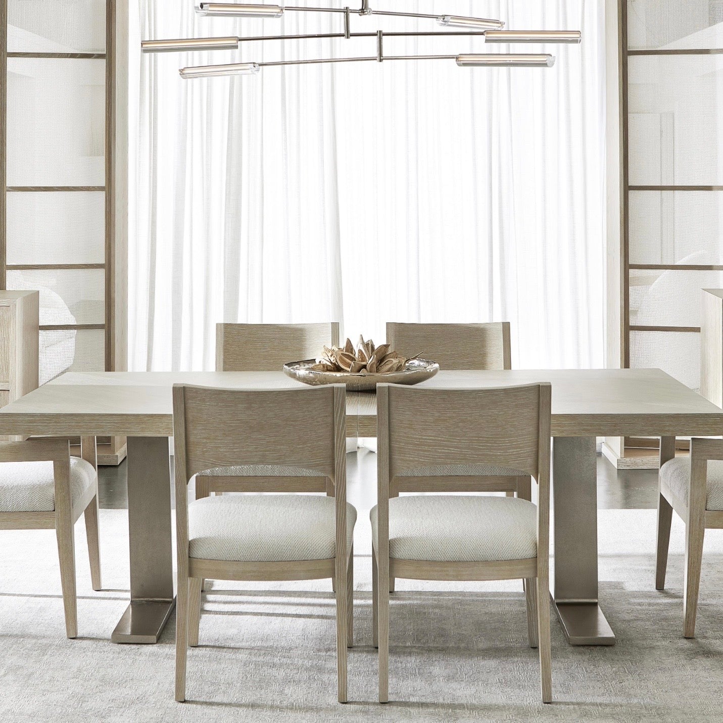 Bernhardt Solaria Collection Dining Table ~ Dune Finish