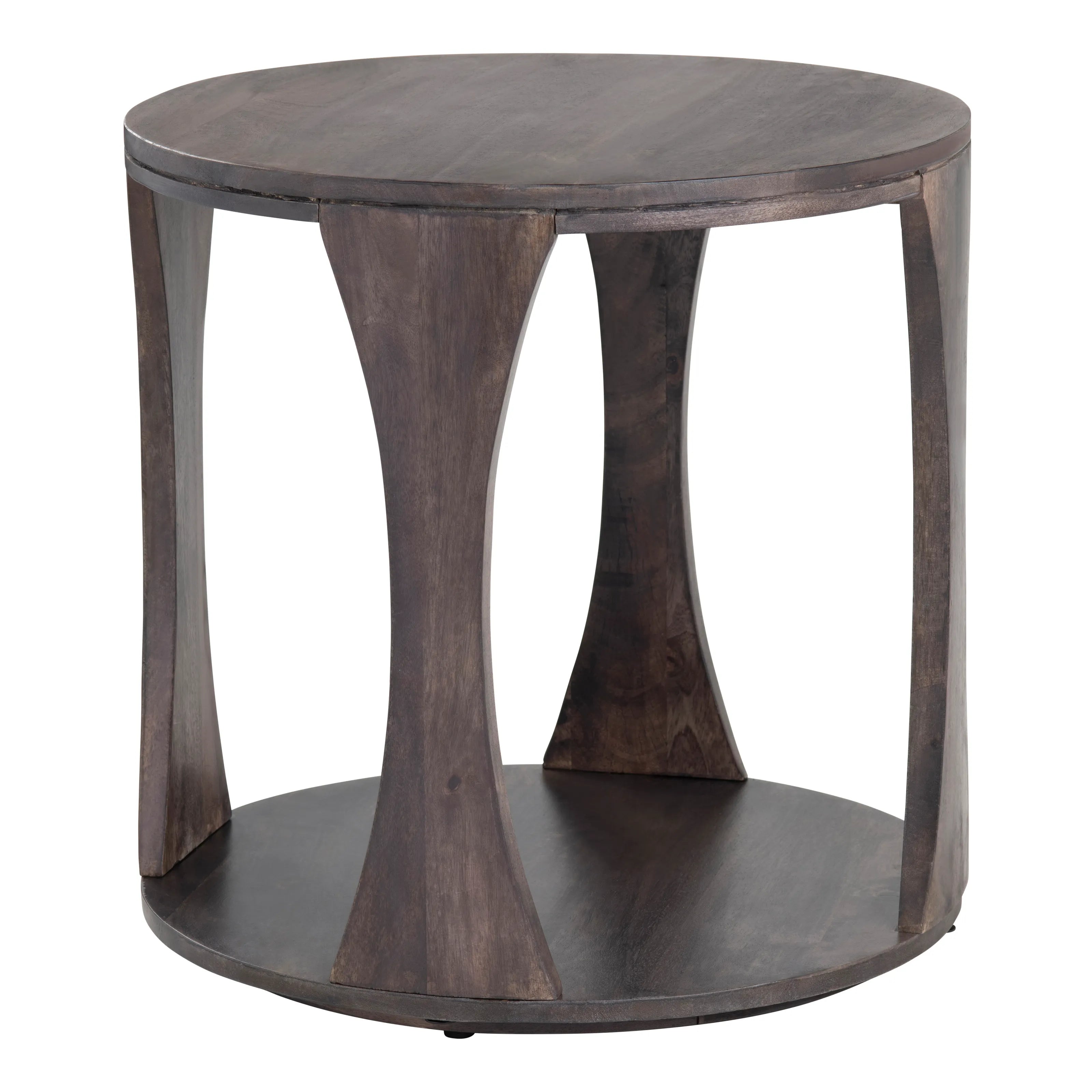 Crestview Collection Bowtie Contemporary Wood End Table - Image 2