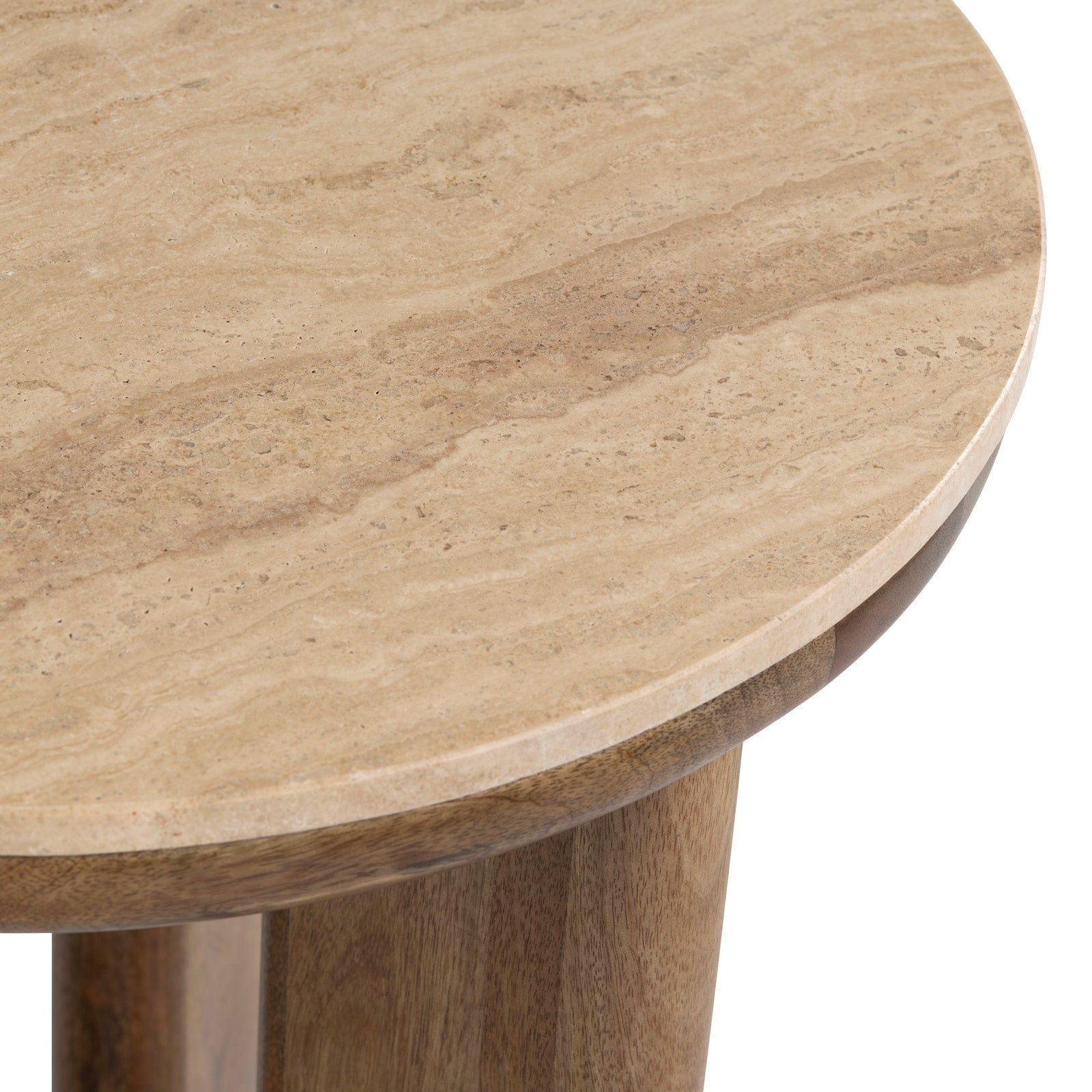 Crestview Collection Mason Round Wood End Table - Image 3