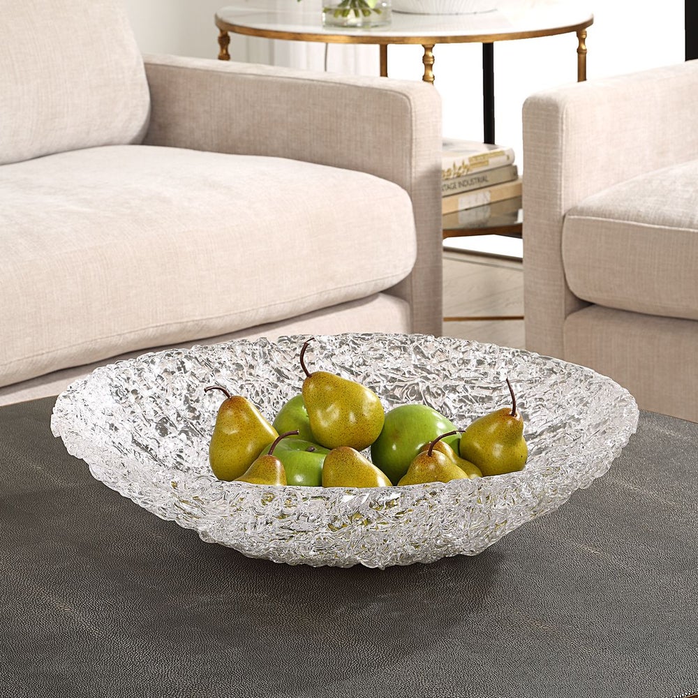 Uttermost Glint Glass Bowl - Image 2
