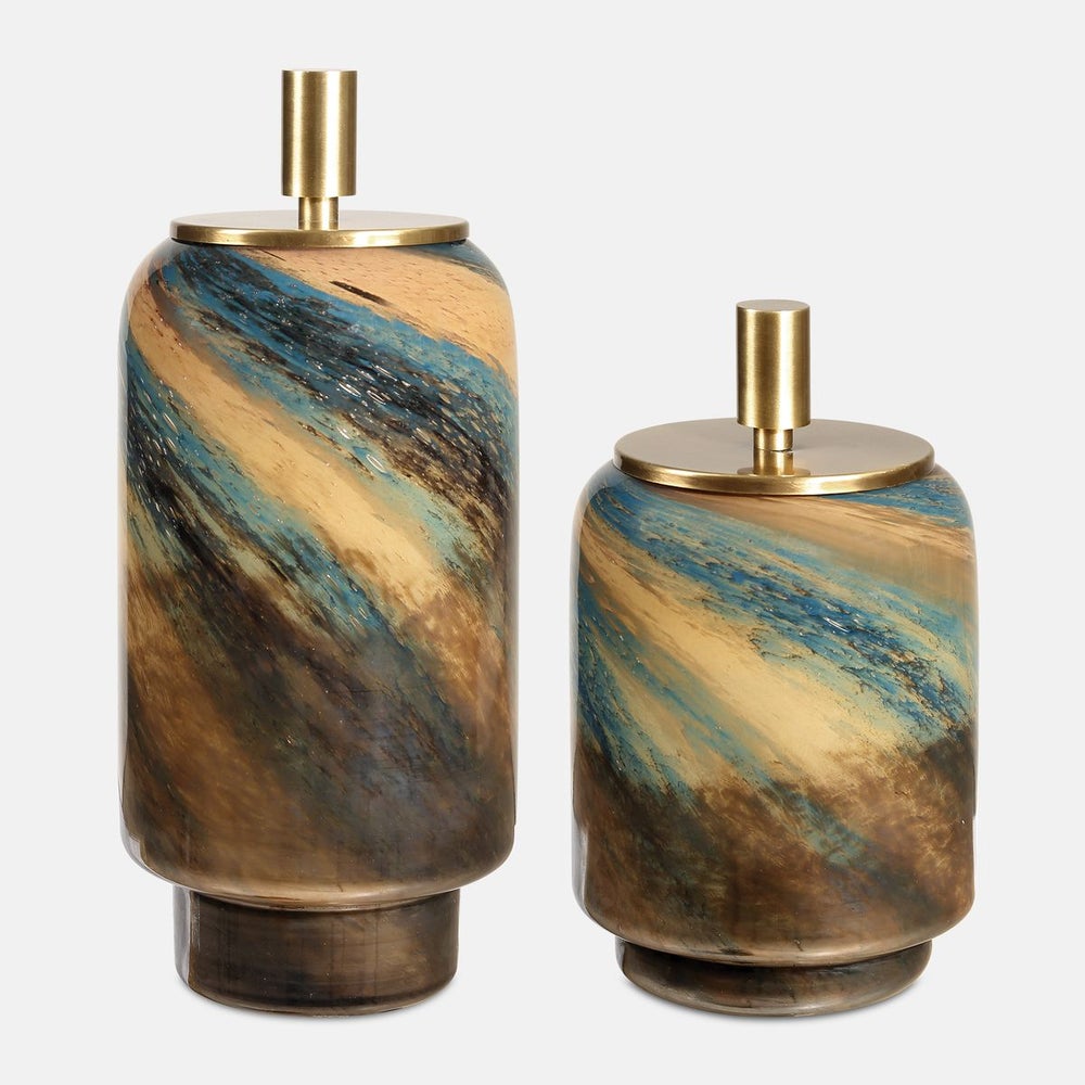 Uttermost Celestial Tide Containers Set Of Two - Image 2