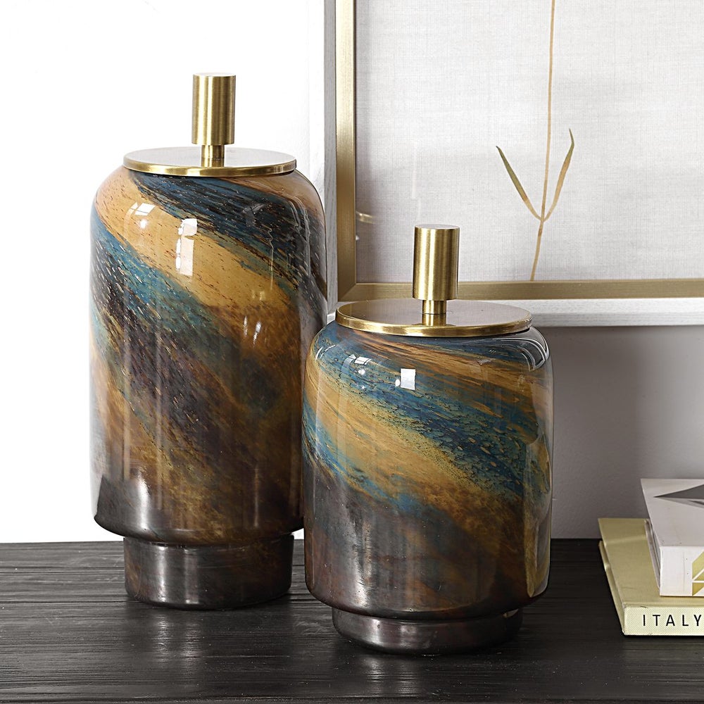 Uttermost Celestial Tide Containers Set Of Two - Image 1