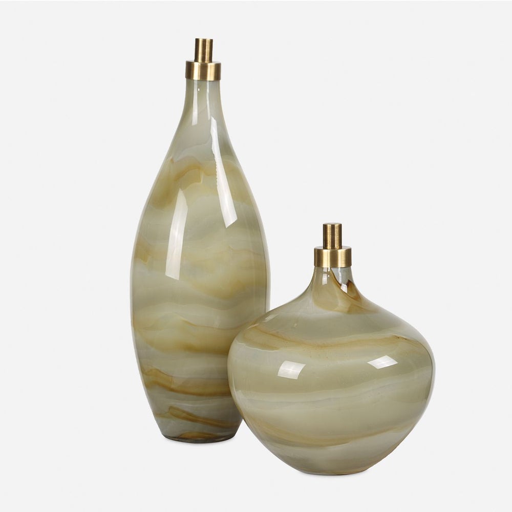 Uttermost Cascade Bottles Set Of Two - Image 3