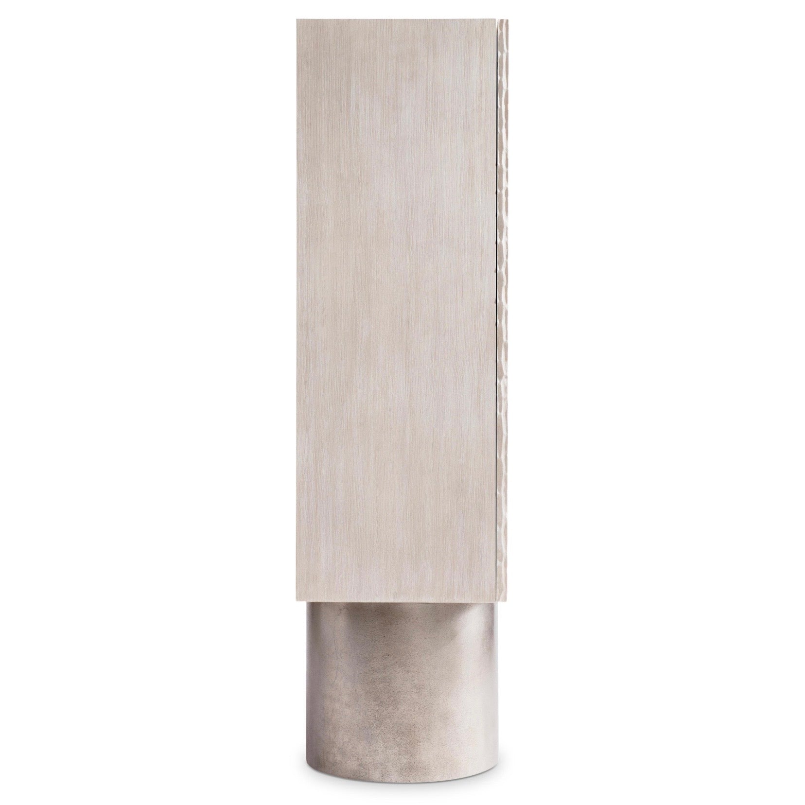 Bernhardt Solaria Collection Bar Cabinet ~ Weathered Bone Finish - Image 3
