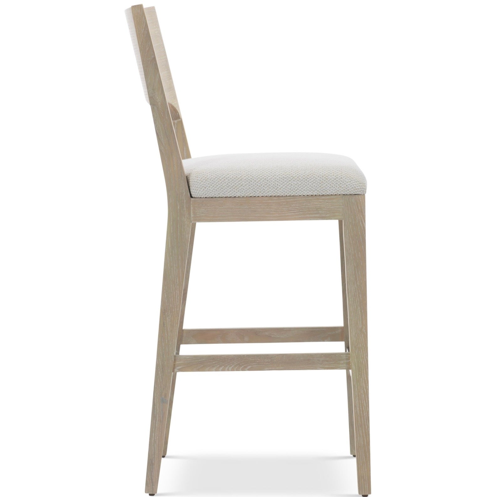 Bernhardt Solaria Collection Bar Stool ~ Dune Finish with Upholstered Seat - Image 2