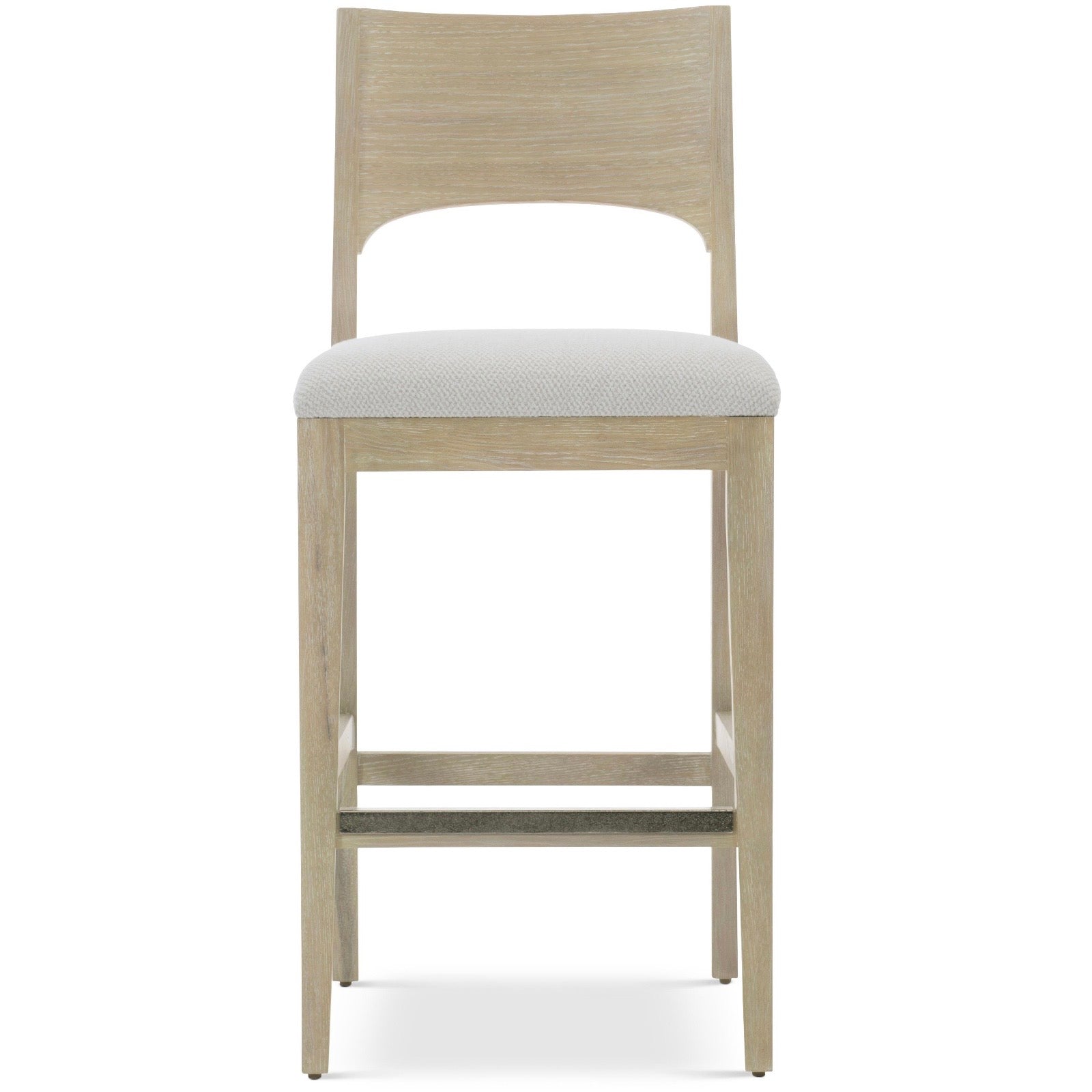 Bernhardt Solaria Collection Bar Stool ~ Dune Finish with Upholstered Seat - Image 3