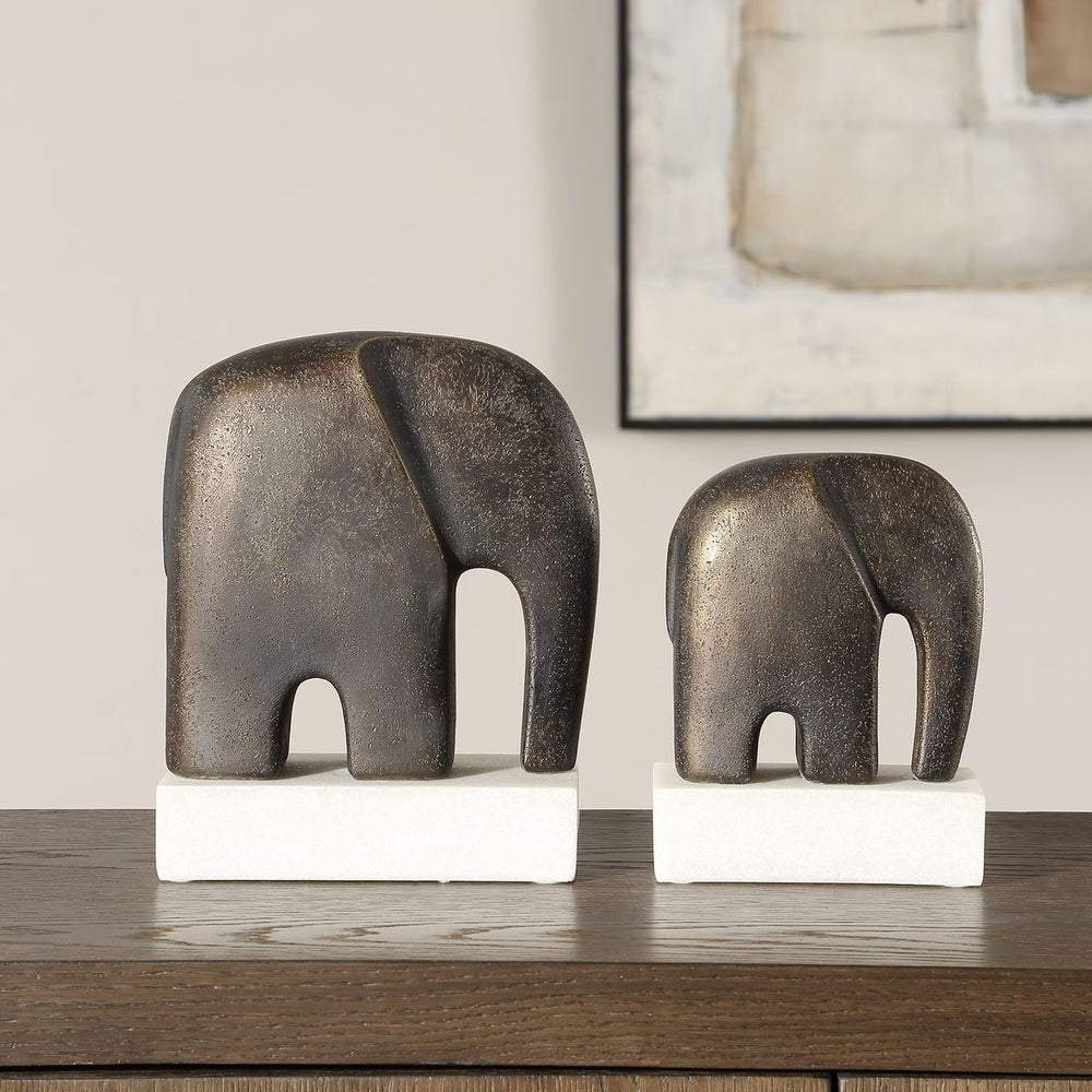 Uttermost Timeless Tusk Sculptures Set Of Two - Image 2