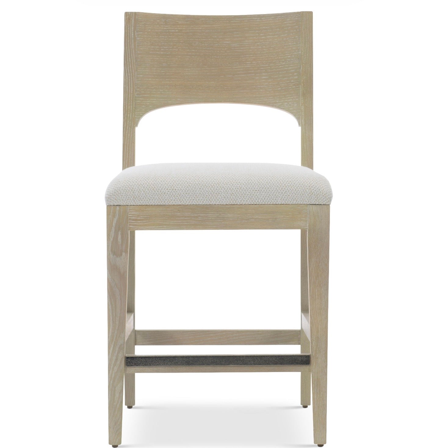 Bernhardt Solaria Collection Counter Stool ~ Dune Finish with Upholstered Seat - Image 3