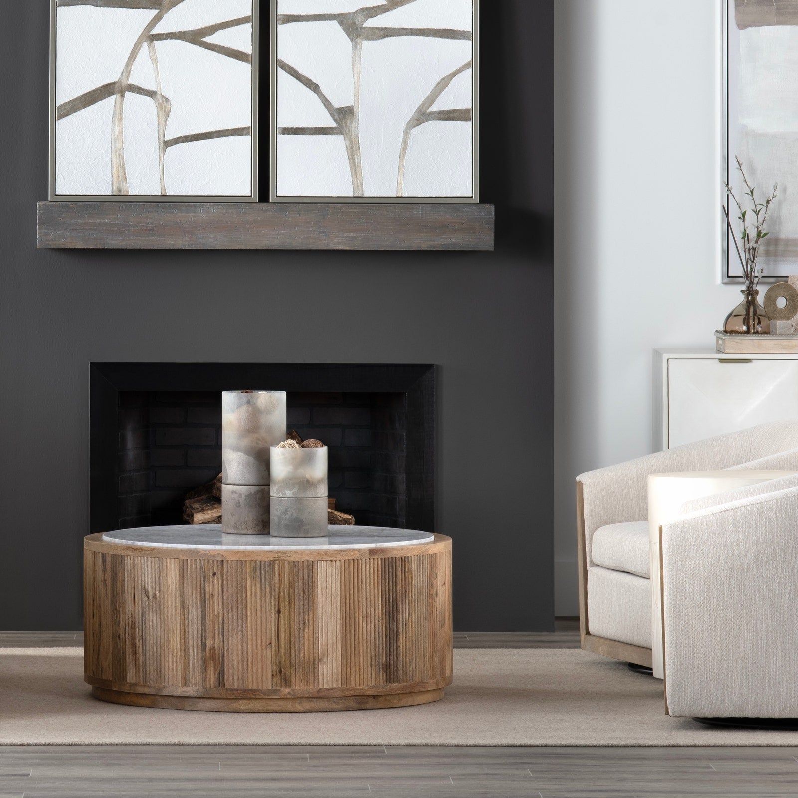Crestview Collection Santorini Coffee Table - Image 1