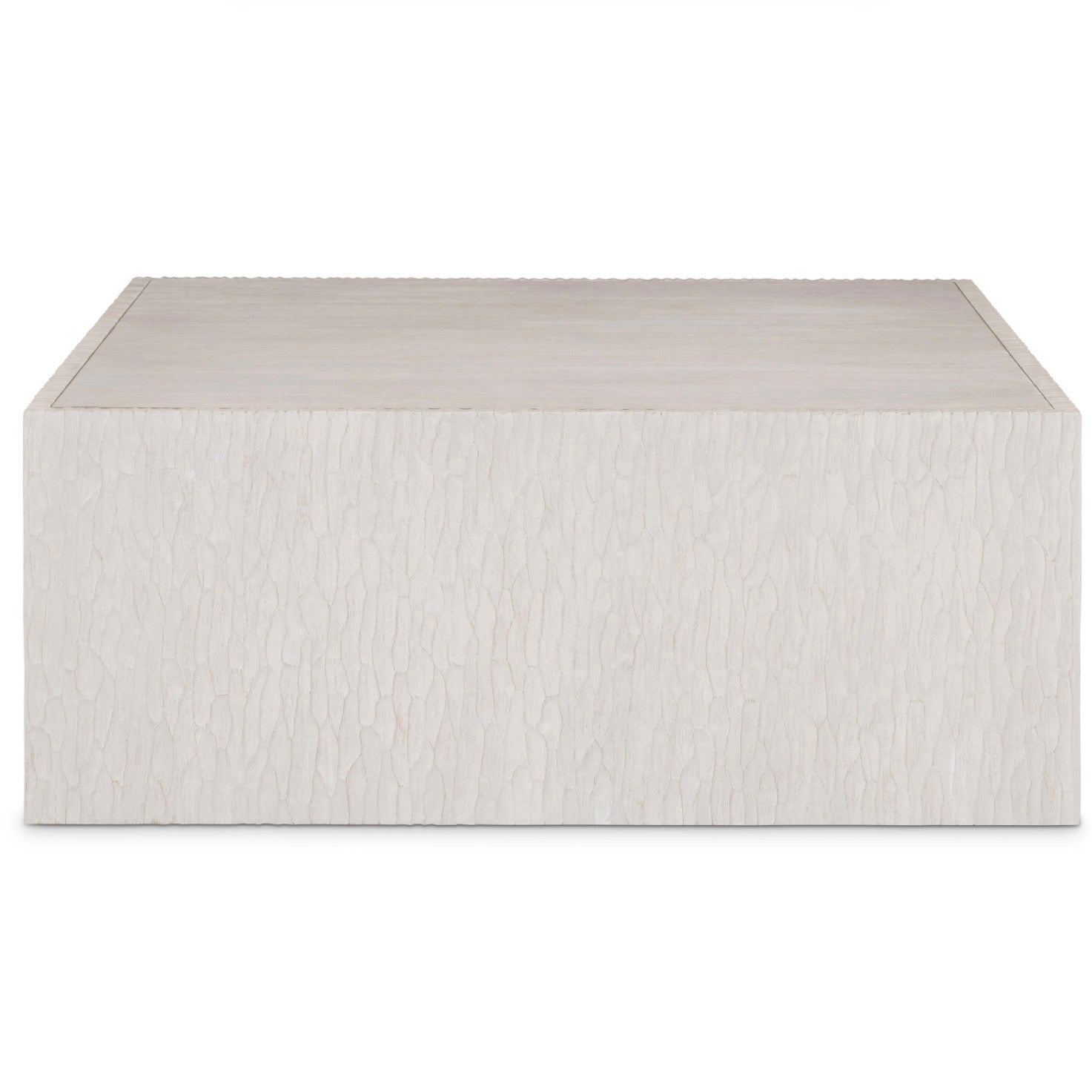 Bernhardt Solaria Collection Square Cocktail Table ~ Weathered Bone Finish - Image 2