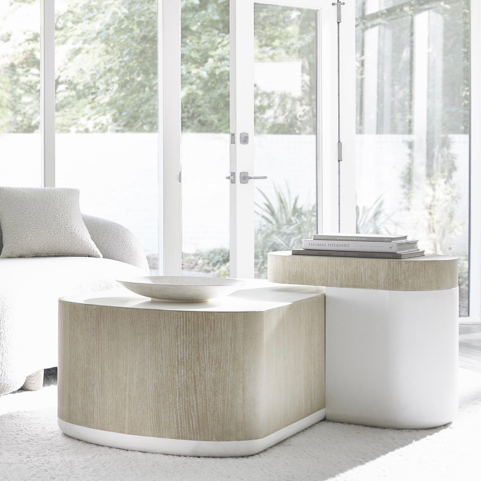 Bernhardt Solaria Collection Side Table ~ Dune Finish - Image 1