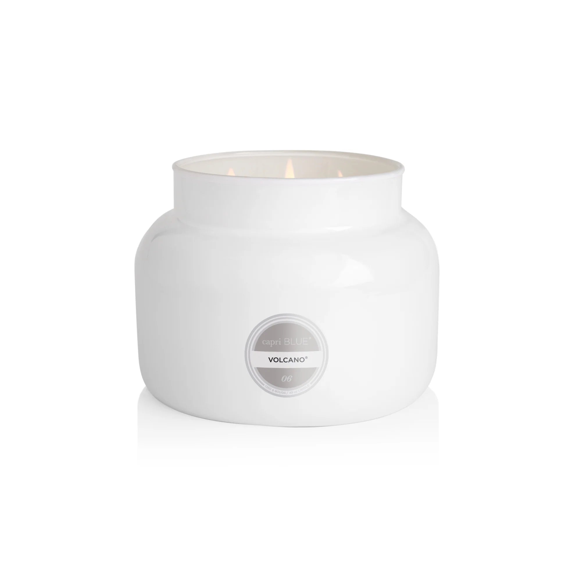 Capri Blue Volcano  White Oversized Candle 28 oz. ~ IN-STORE PURCHASE ONLY - Image 3