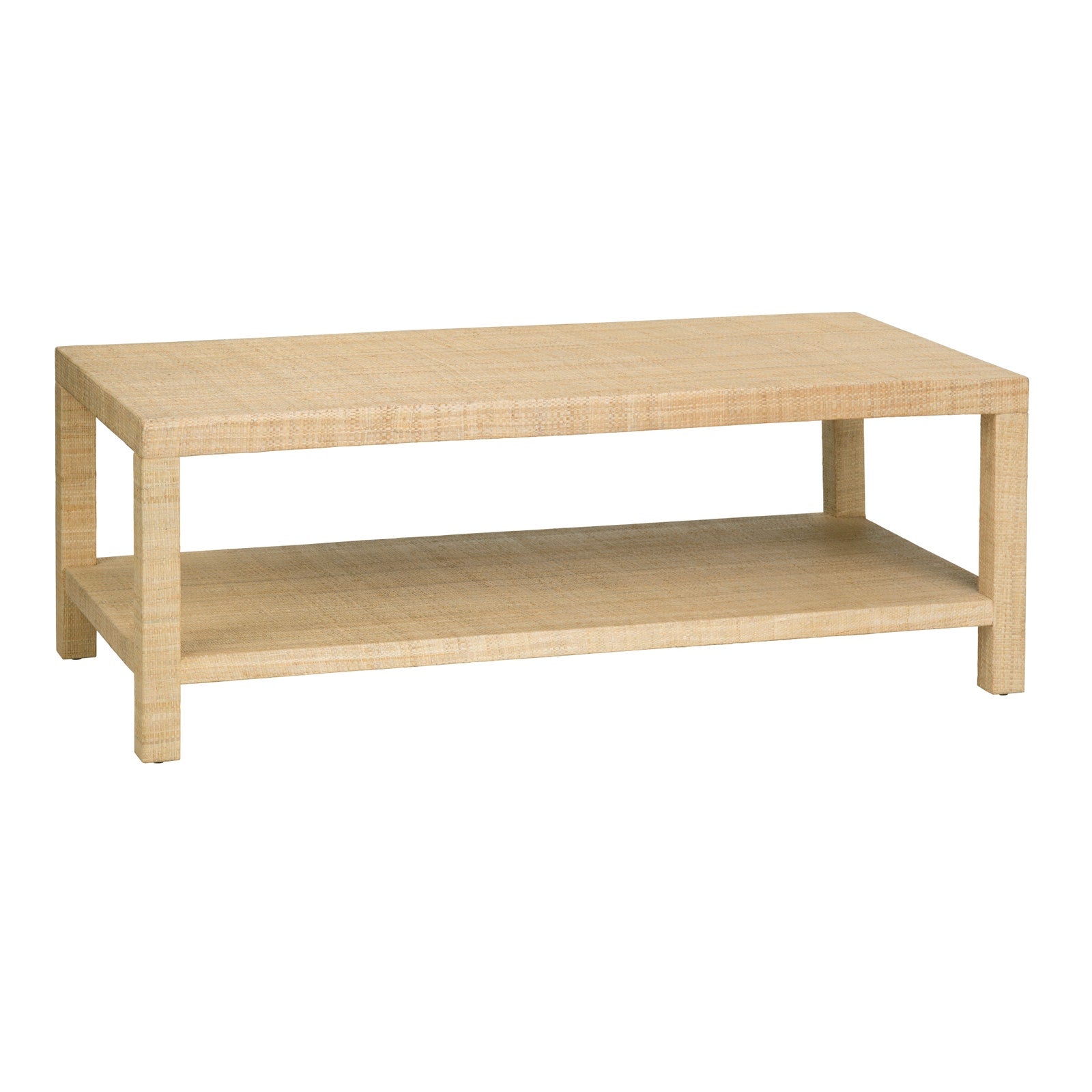 Crestview Collection Providence Rafia Coffee Table - Image 2