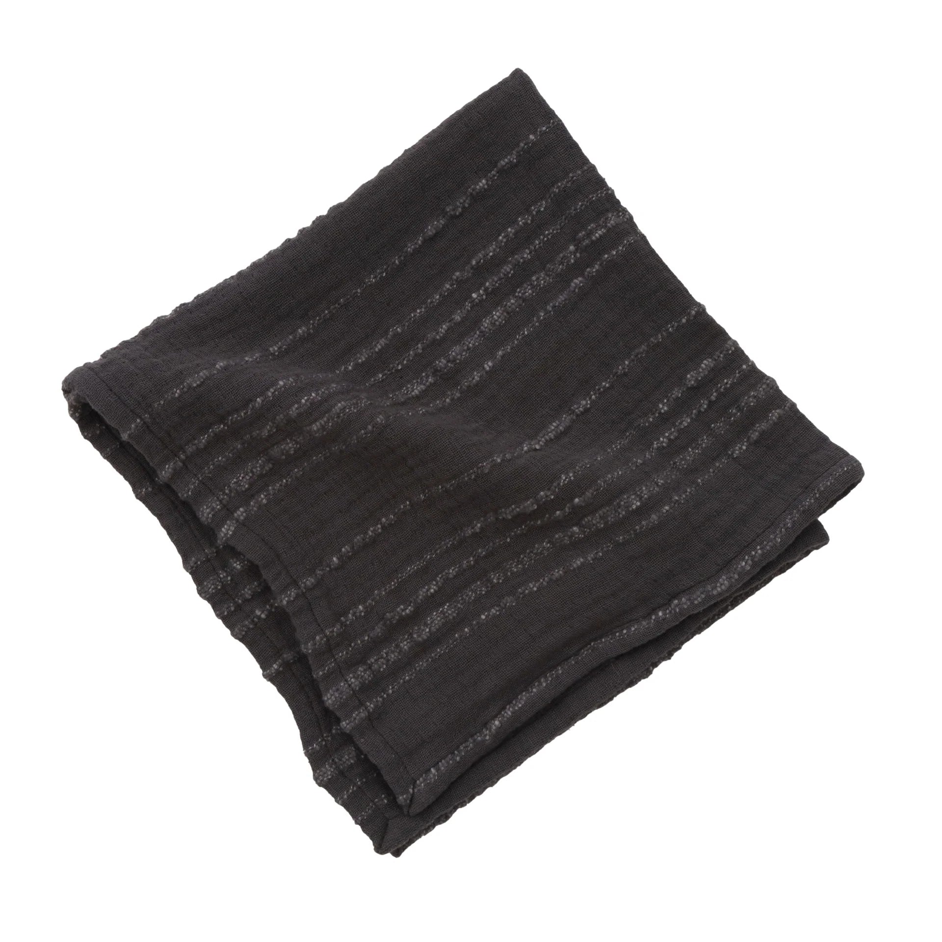Pom Pom at Home Kenwood Charcoal Set of 4 Napkins ~ 13 x 19 - Image 1
