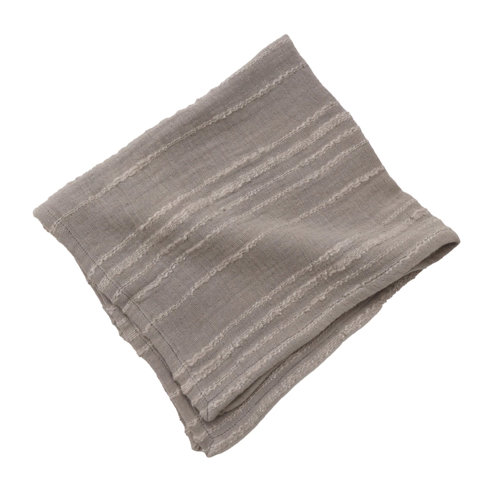 Pom Pom at Home Kenwood Grey Set of 4 Napkins ~ 13 x 19 - Image 1