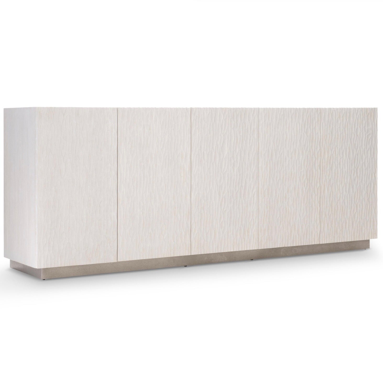 Bernhardt Solaria Collection Entertainment Credenza ~ Weathered Bone Finish - Image 2