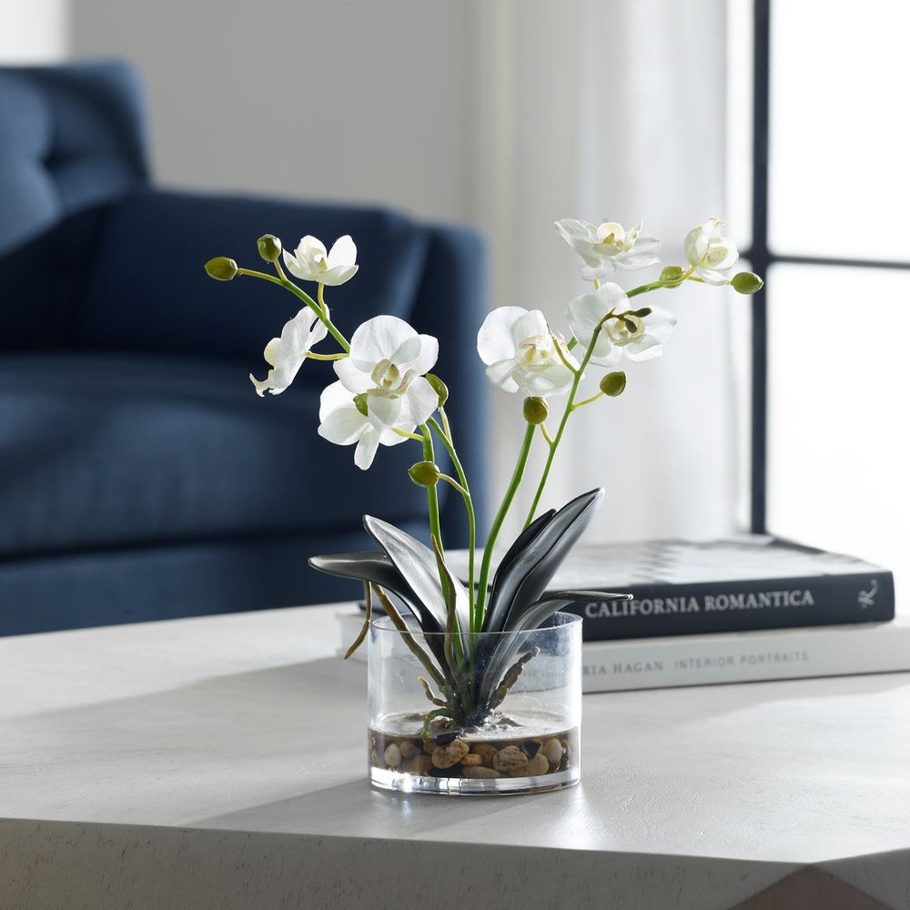 Uttermost Glory Orchid, White Botanicals - Image 1