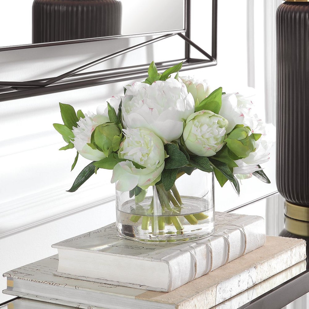 Uttermost Garden Peony Bouquet Botanicals - Image 1