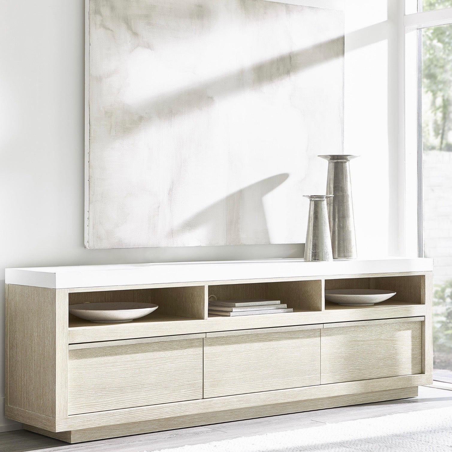 Bernhardt Solaria Collection Entertainment ~ Dune Finish - Image 1