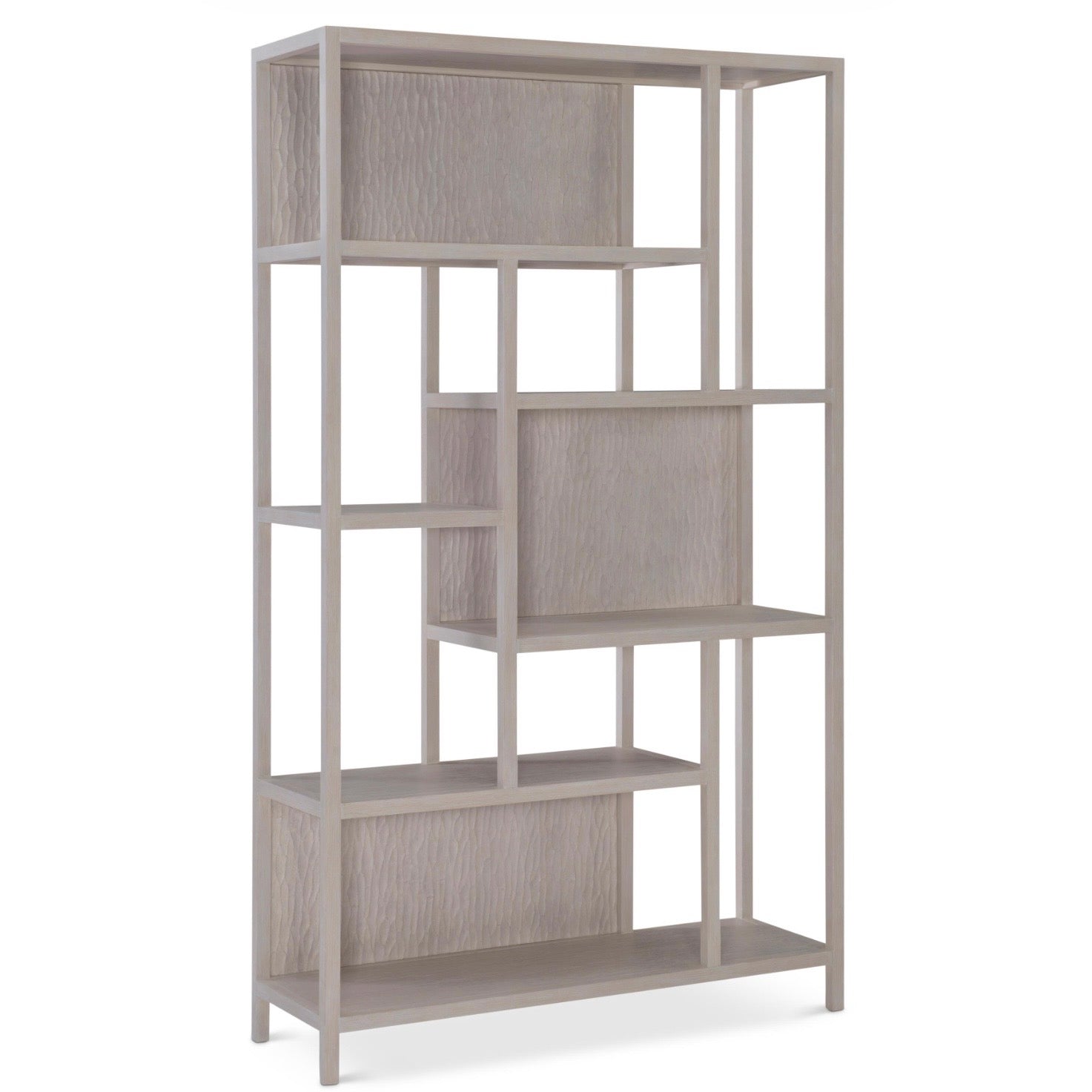 Bernhardt Solaria Collection Etagere ~ Weathered Bone Finish - Image 3
