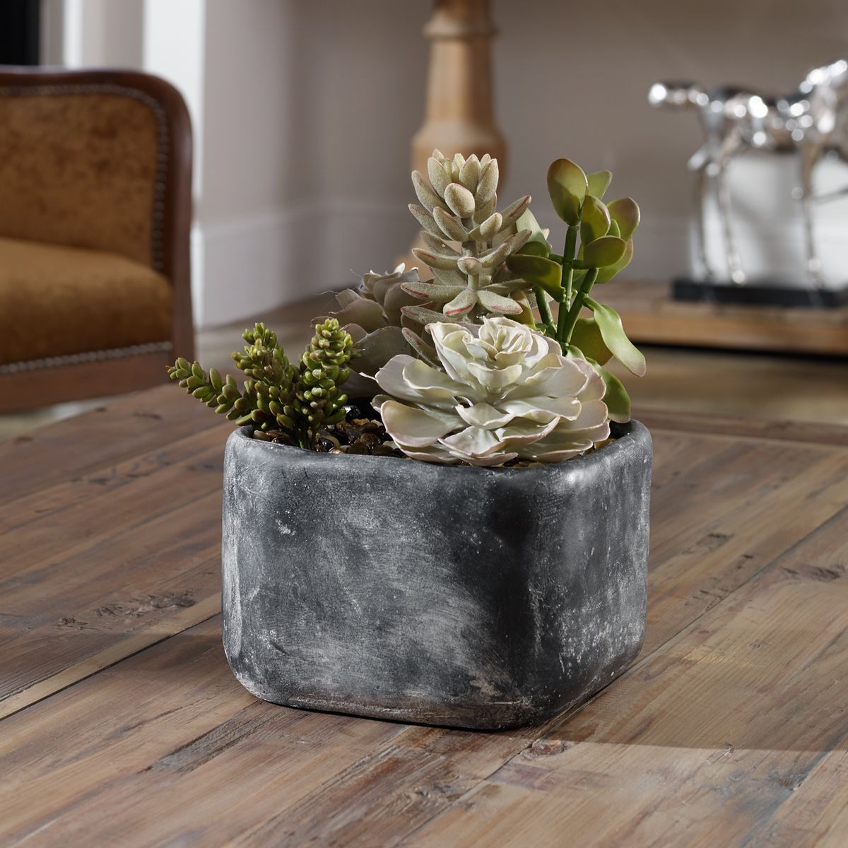 Uttermost Alverio Succulents Botanicals - Image 2