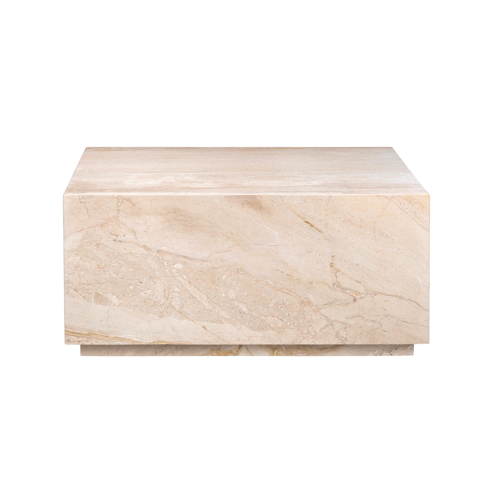 Crestview Collection Florence Natural Marble Coffee Table - Image 2