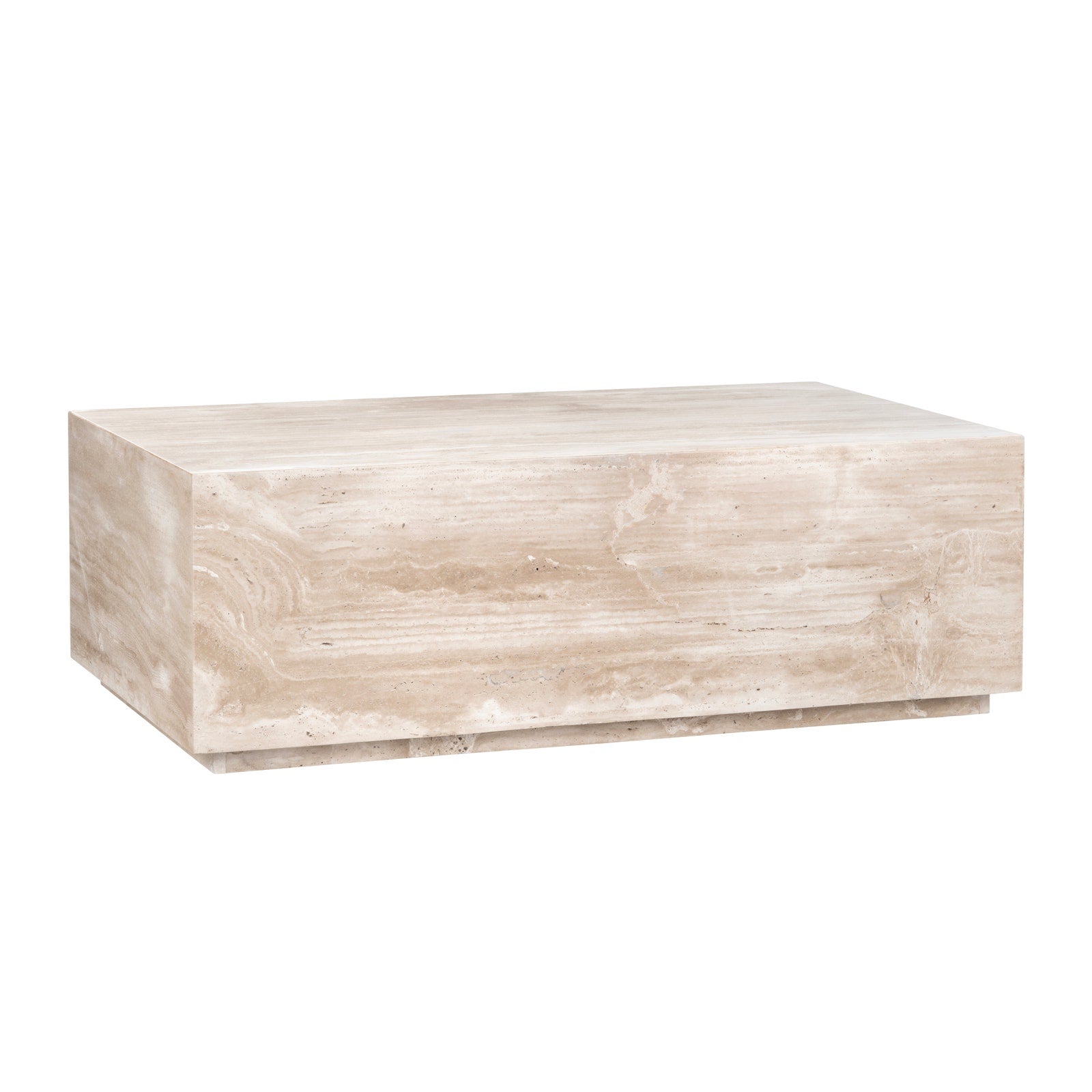 Crestview Collection Palermo Travertine Coffee Table - Image 2