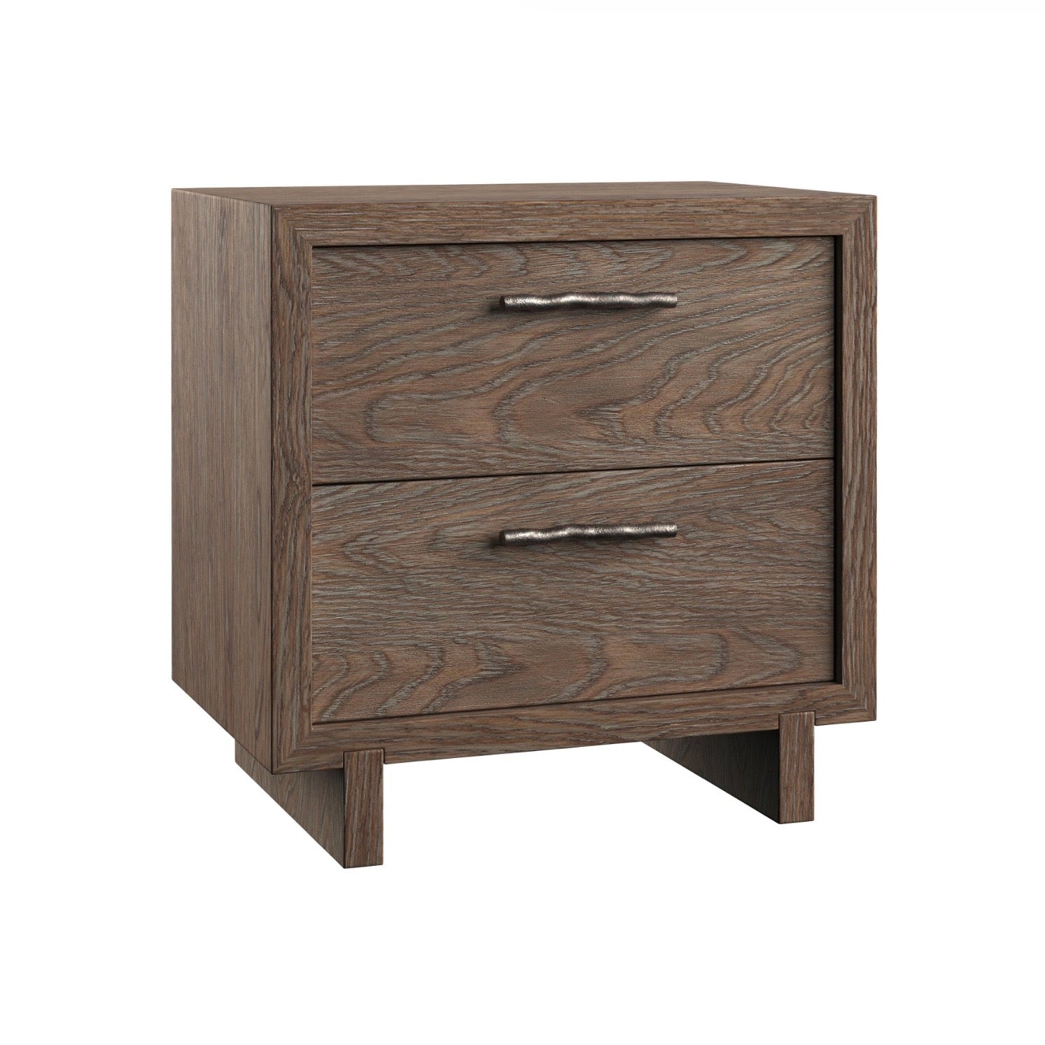 Bernhardt Casa Paros Collection Two- Drawer 28 Inch Nightstand ~ Woven  Playa Finish