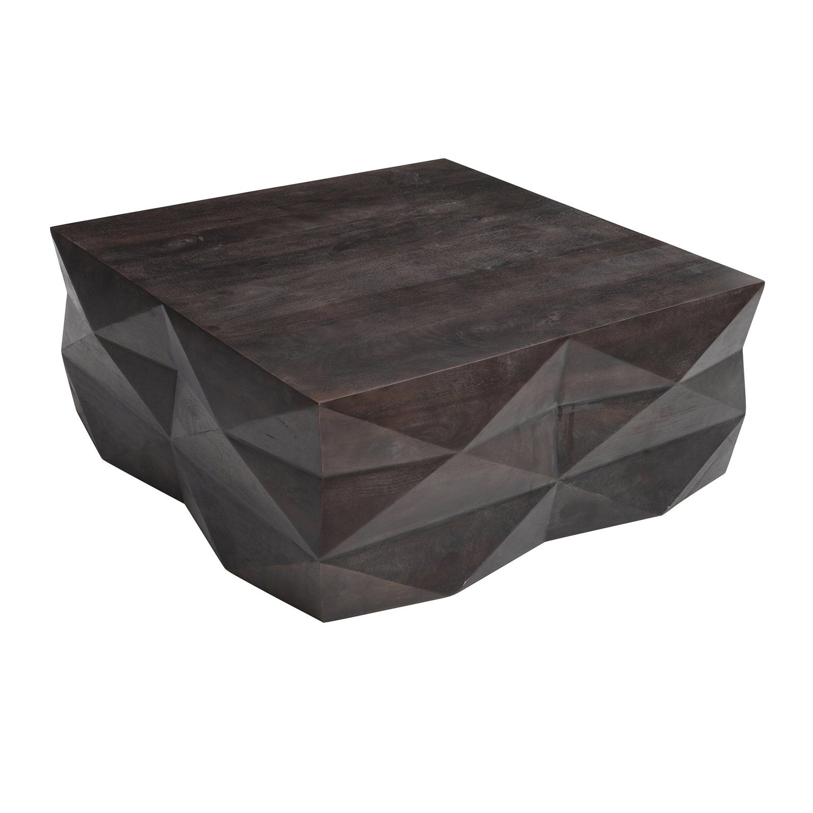 Crestview Collection Brenner Modern Organic Square Coffee Table - Image 1