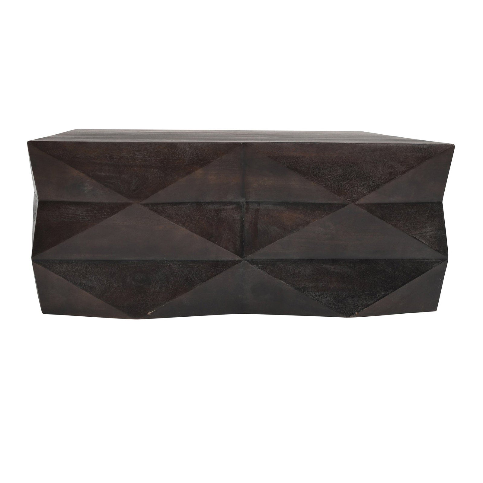 Crestview Collection Brenner Modern Organic Square Coffee Table - Image 2