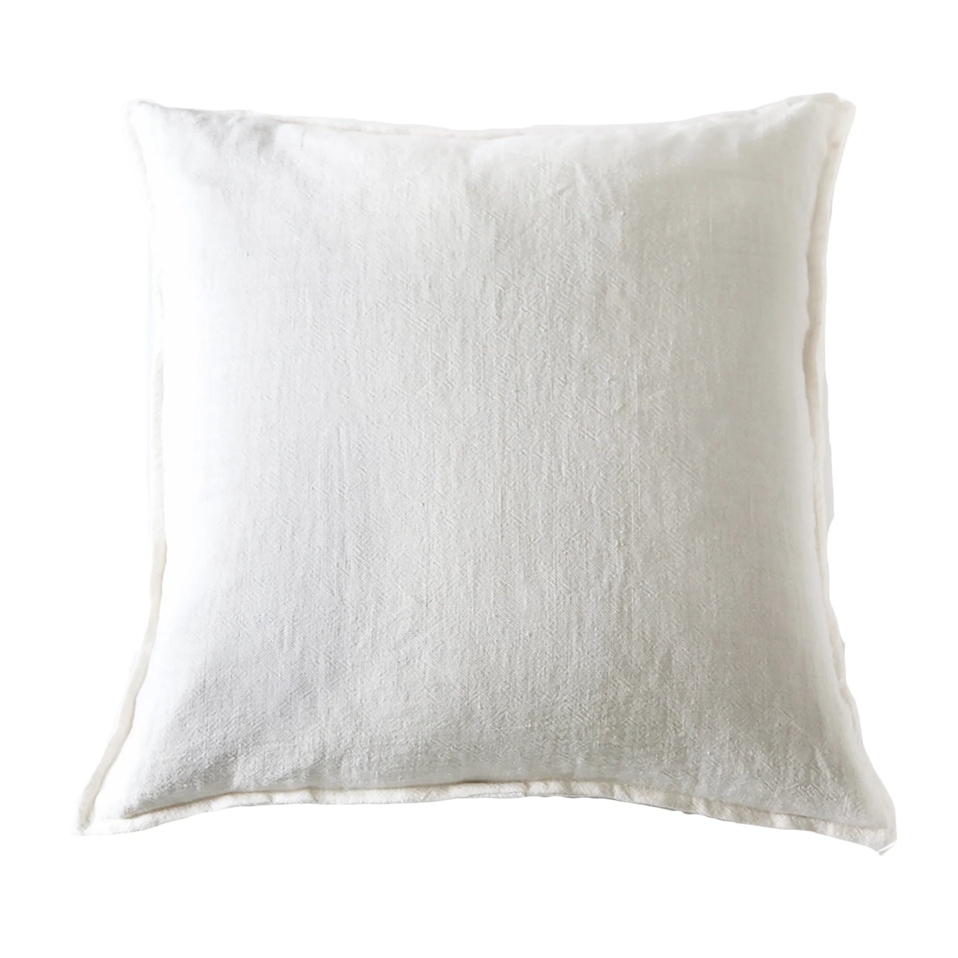 Pom Pom at Home Montauk Cream Linen Large Euro Pillow Sham ~ 28 x 28