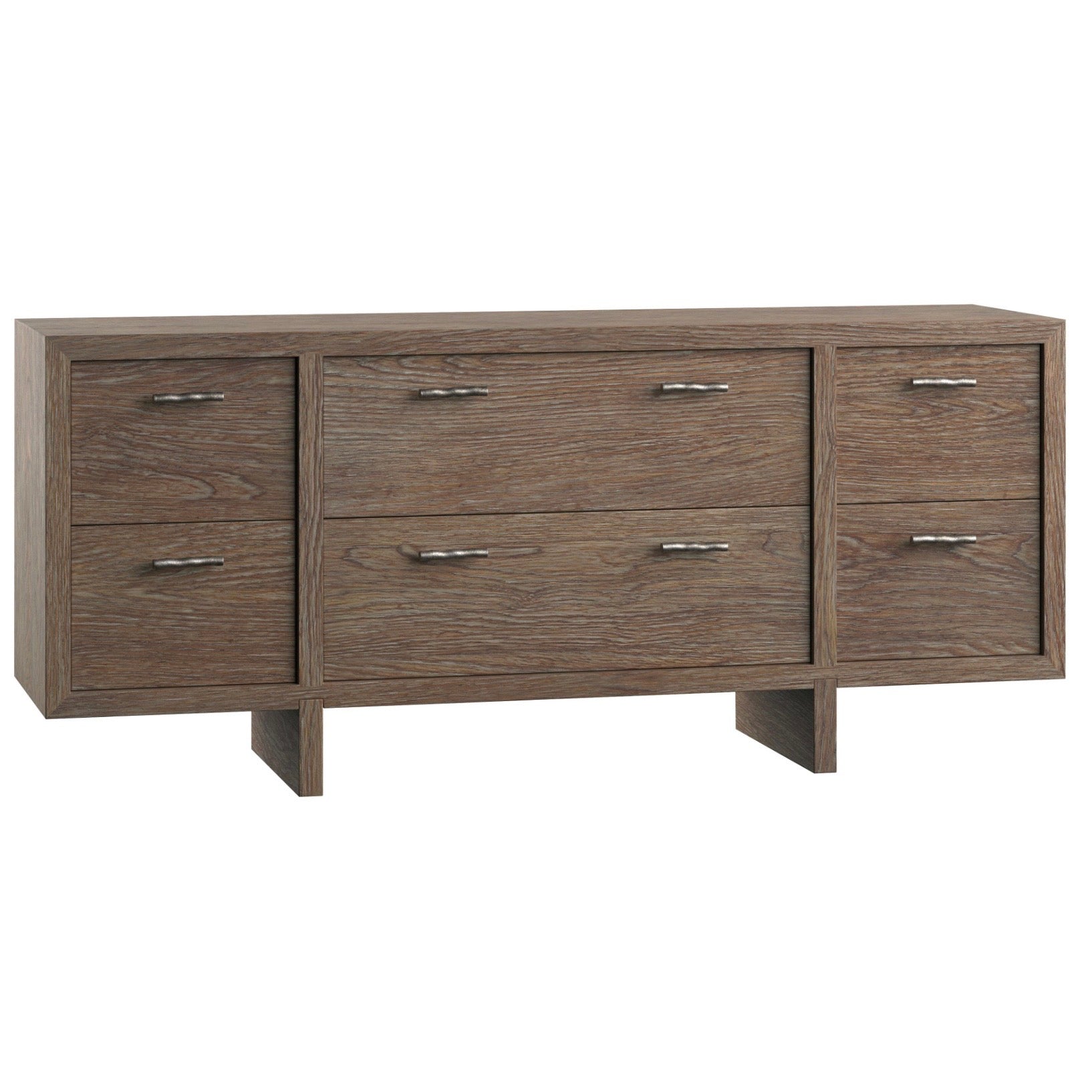 Bernhardt Casa Paros Collection Six Drawer Dresser ~ Woven Playa Finish - Image 2