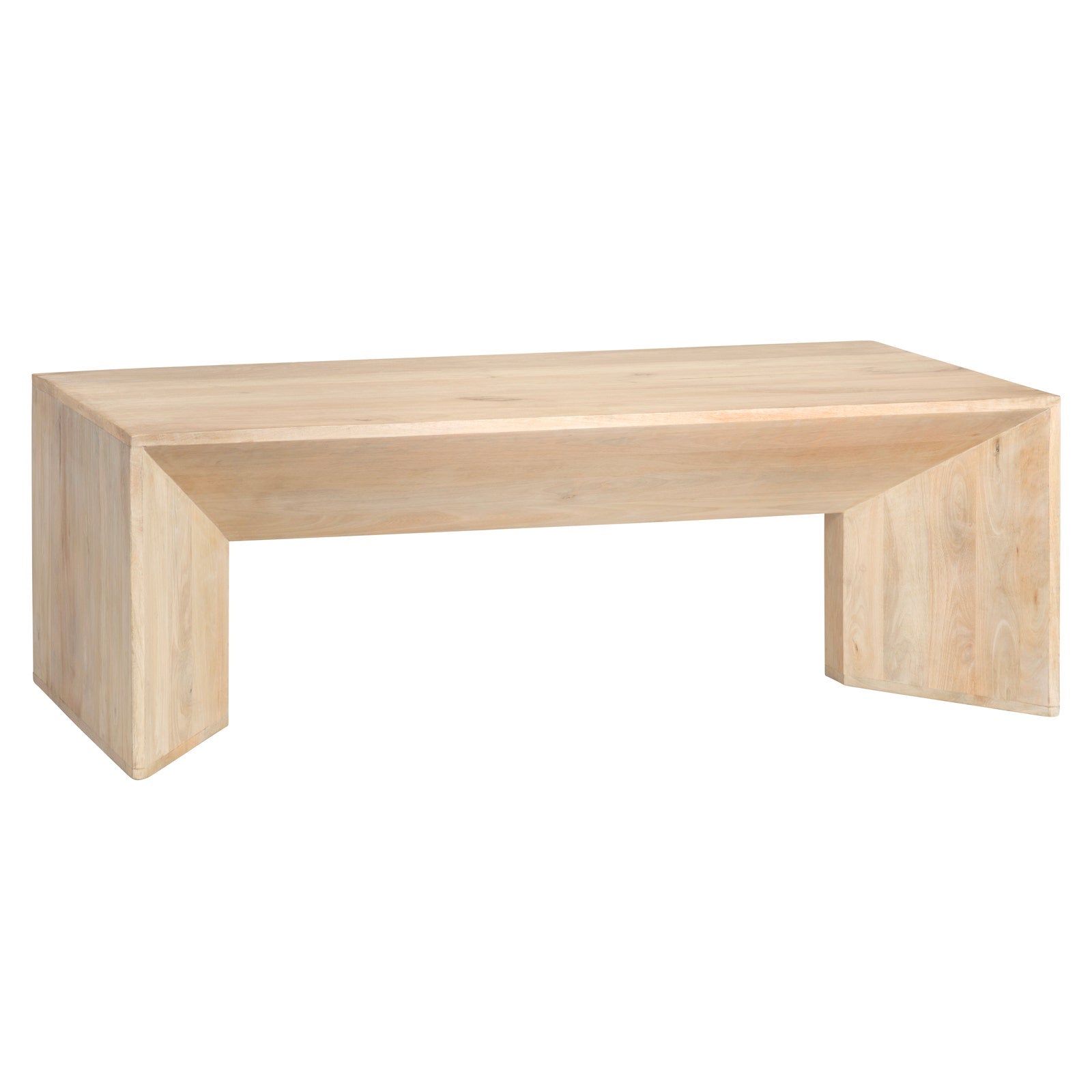 Crestview Collection Sydney Natural Mango Wood Coffee Table - Image 1