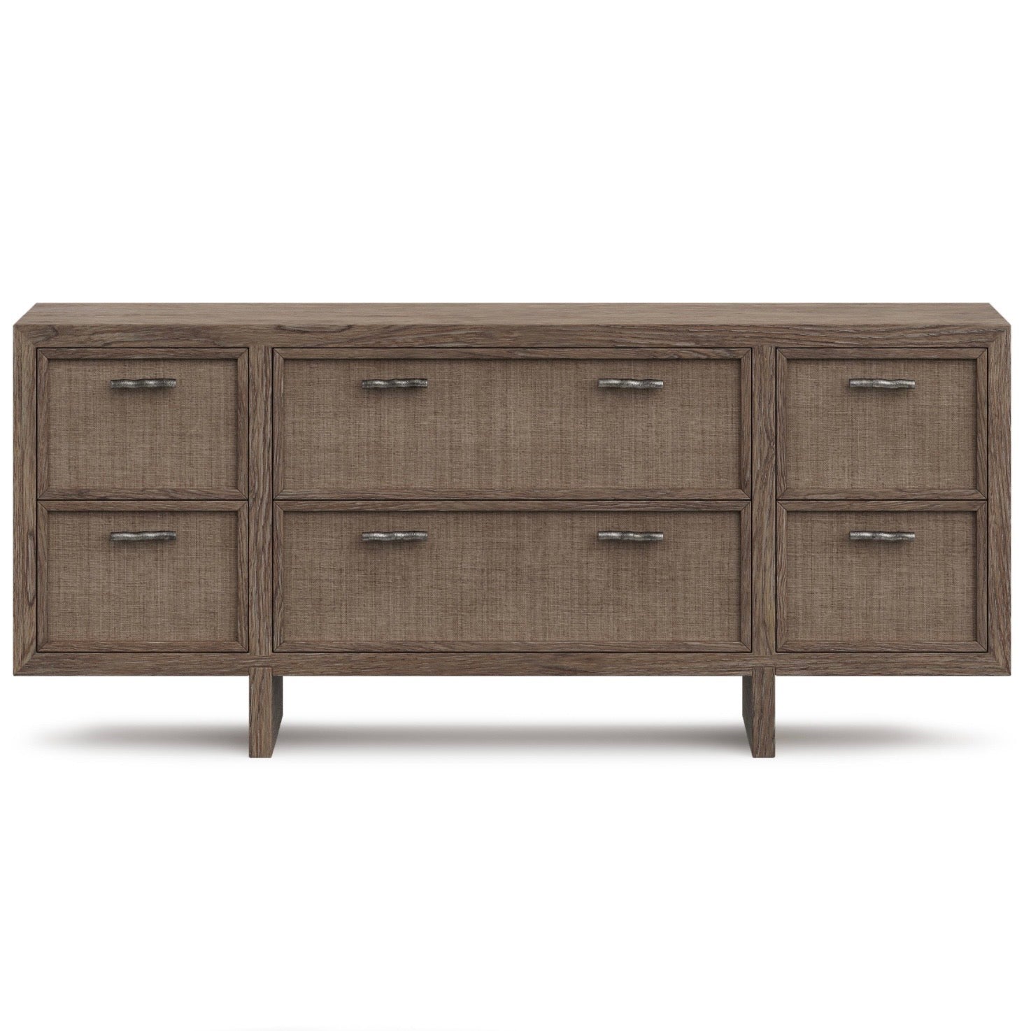 Bernhardt Casa Paros Collection Woven Six Drawer Dresser ~ Woven Playa Finish - Image 3