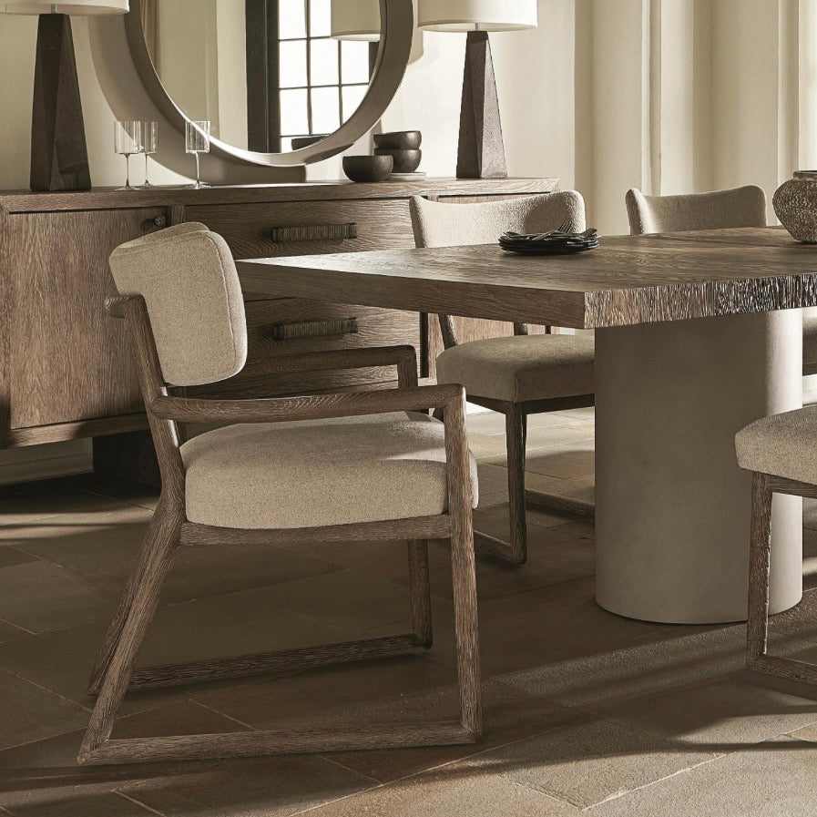 Bernhardt Casa Paros Collection Unholstered Dining Armchair ~ Playa Finish - Image 1