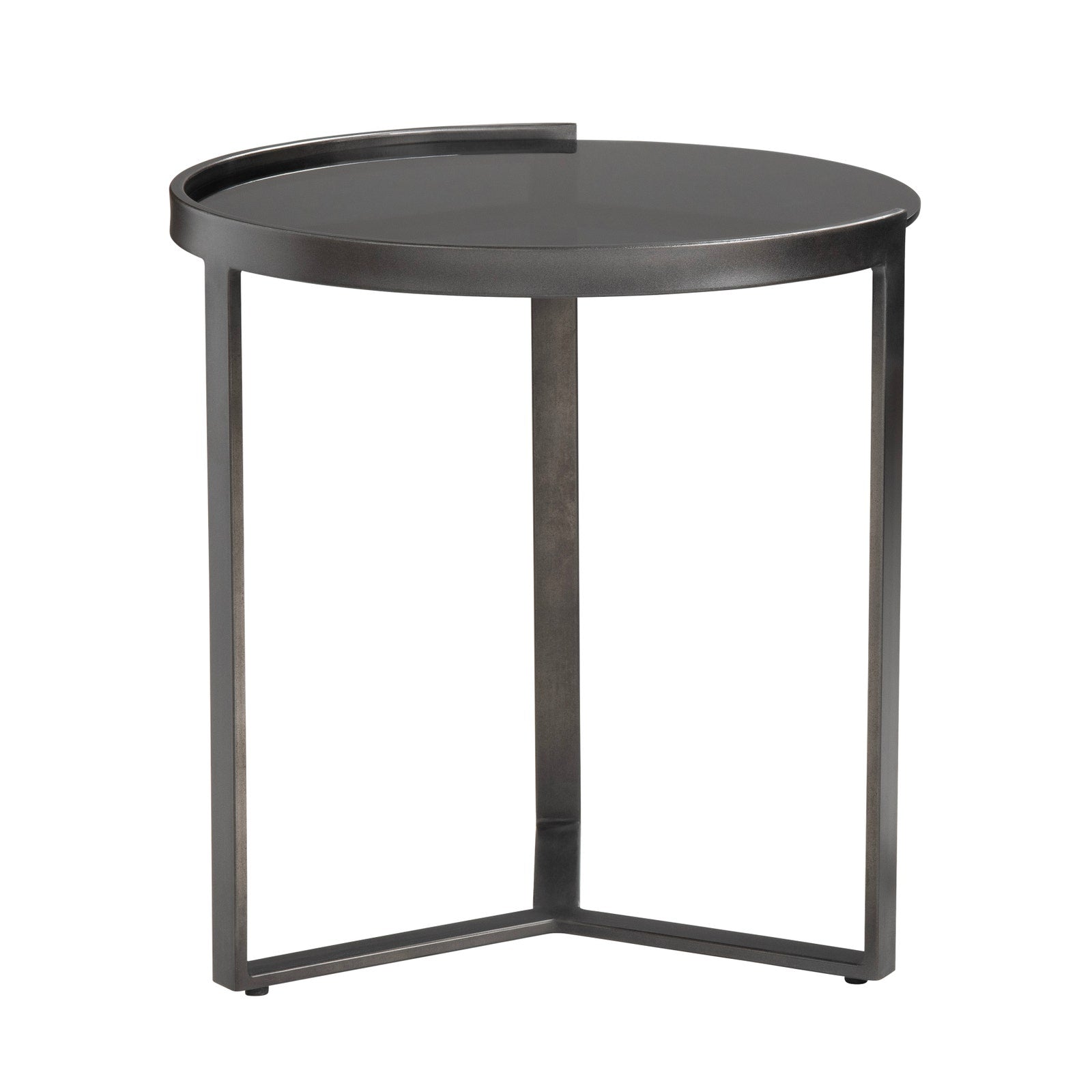 Crestview Collection Nova Modern Black End Table - Image 3