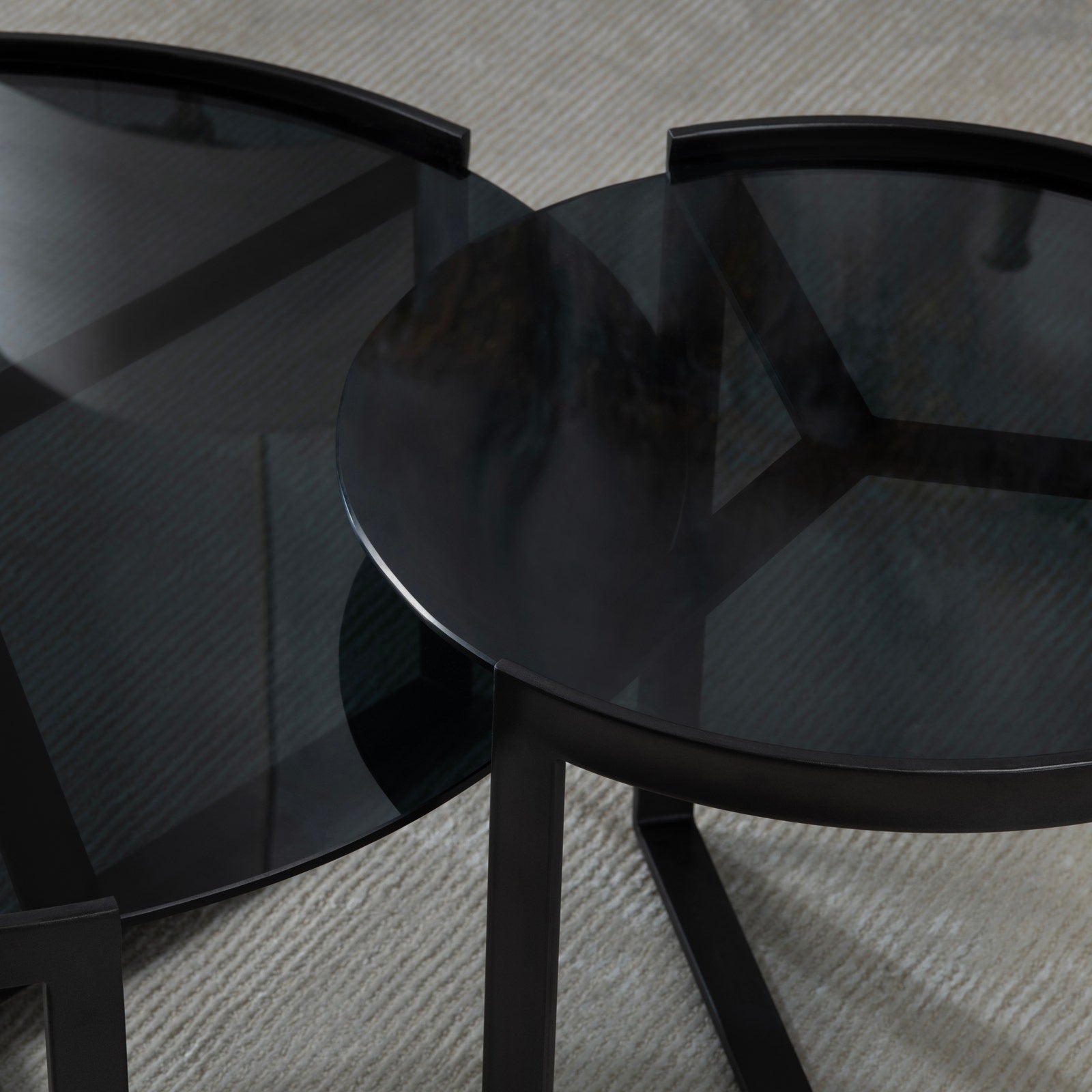 Crestview Collection Nova Modern Black End Table - Image 2