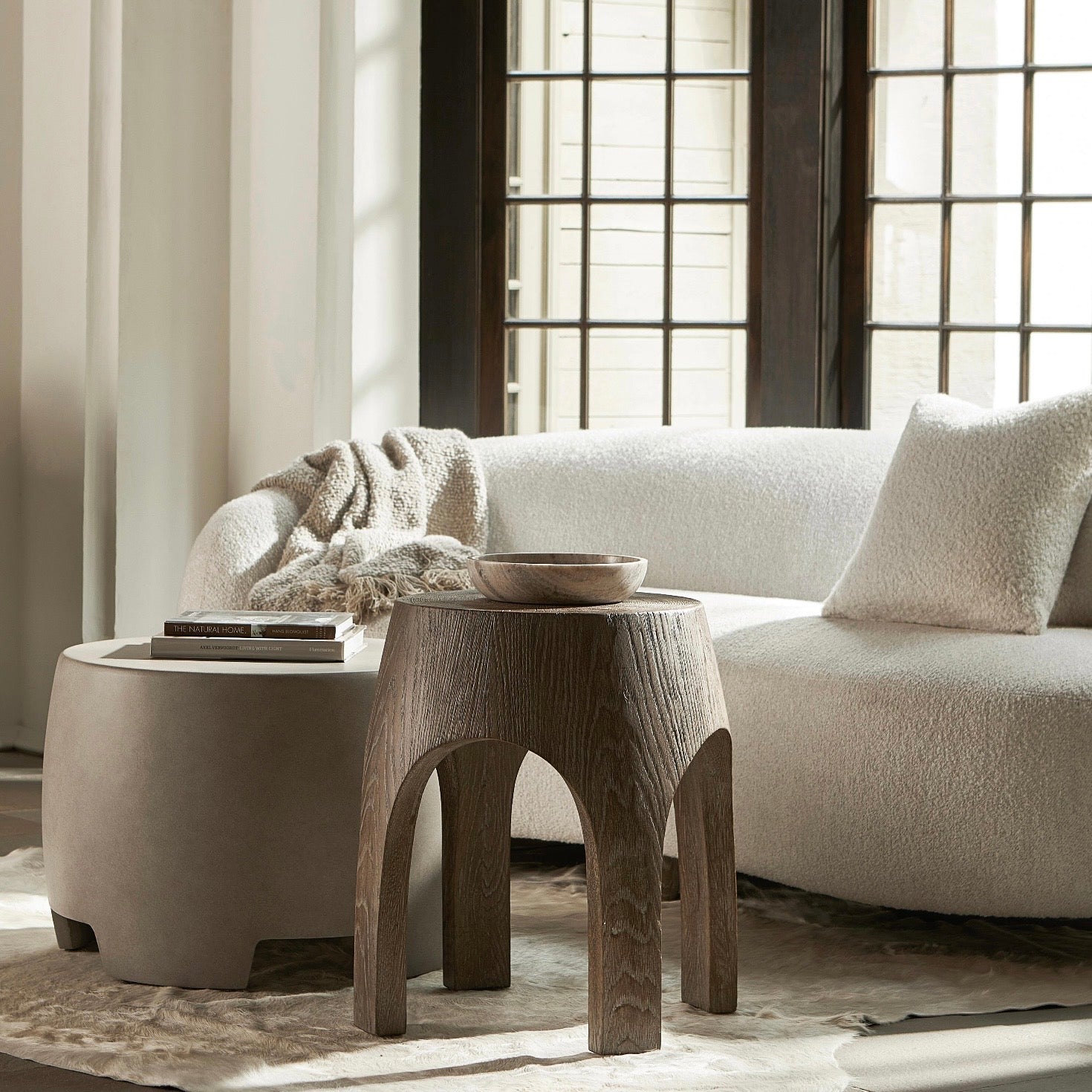 Bernhardt Casa Paros Collection Side Table ~ Playa Finish