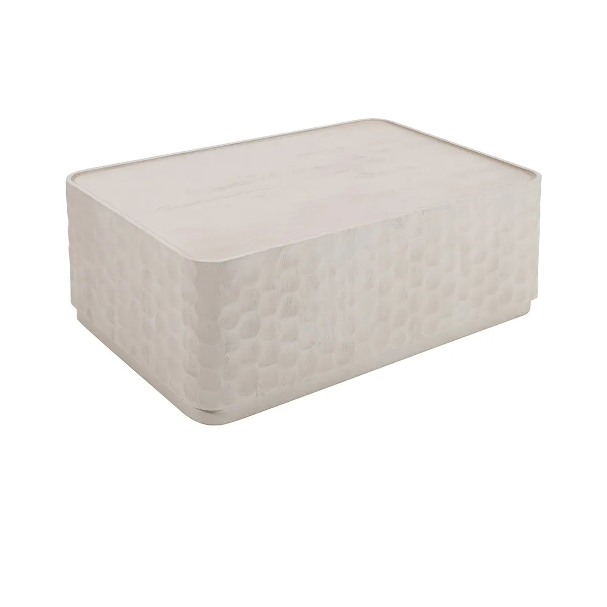Crestview Collection Gibson White Coffee Table - Image 1