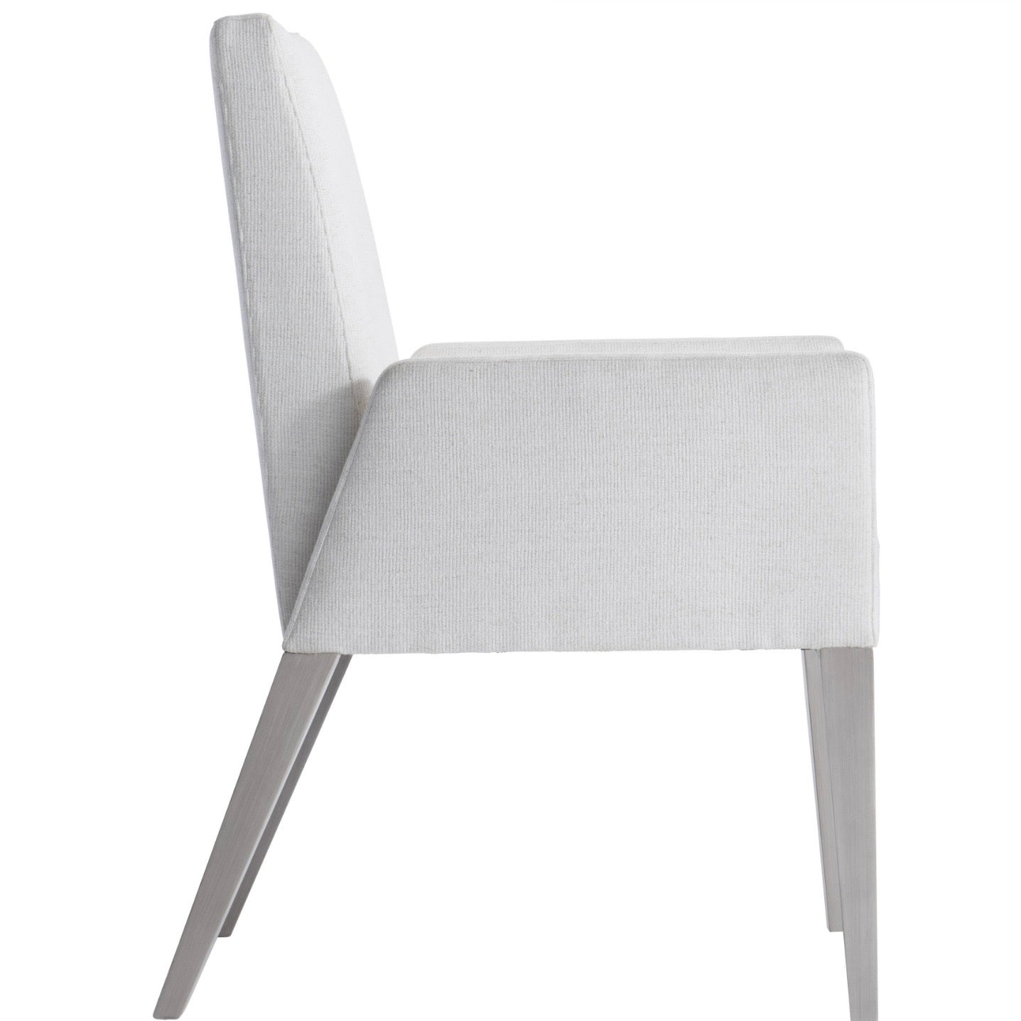 Bernhardt Stratum Collection Upholstered Dining Armchair ~ Mist Finish - Image 3